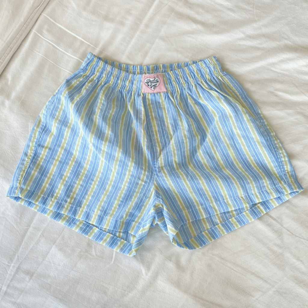 Quần Short Kẻ Sọc 𝙂𝙐𝙋𝙊 𝙎𝙚𝙖𝙨𝙞𝙙𝙚 𝙎𝙩𝙧𝙞𝙥𝙚 𝙎𝙝𝙤𝙧𝙩𝙨 Form Relaxed Cạp Chun Thoải Mái Local Brand - QSK01_thumbnail_5