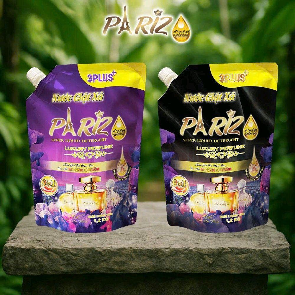 Nước giặt xả Pariz Gold đậm đặc- combo 4 bịch 4kg800 - Hương thơm dịu nhẹ