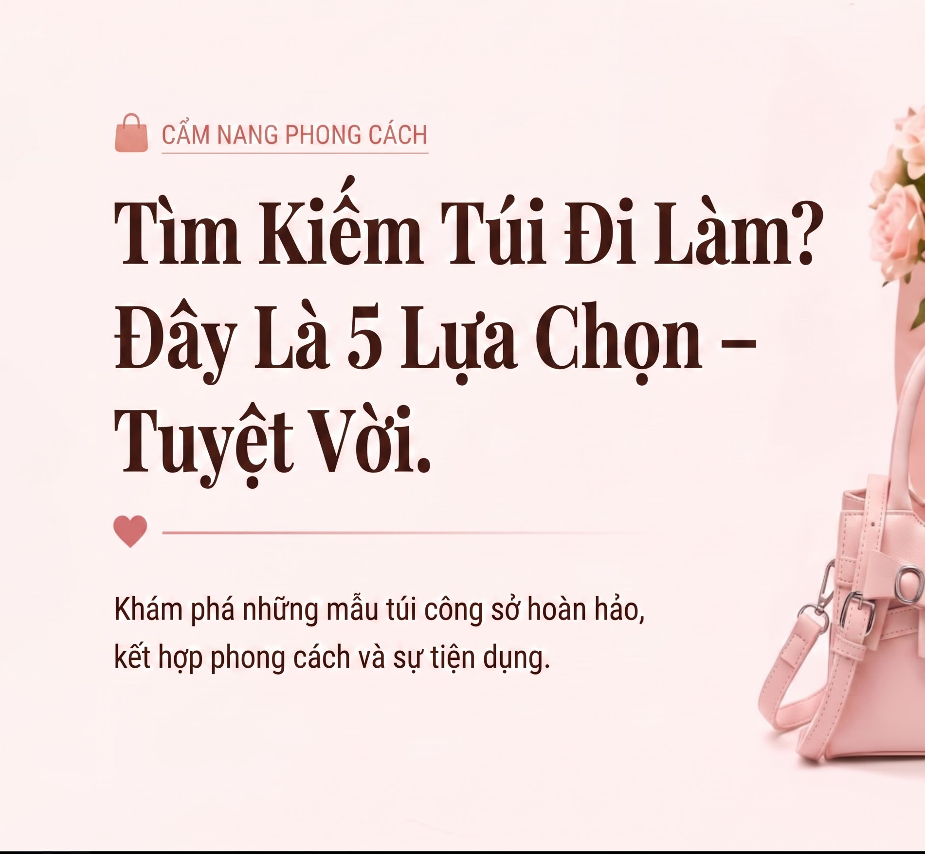 Tìm Túi Xách Đi Làm? Đây Là 5 Mẫu Đáng Chọn
