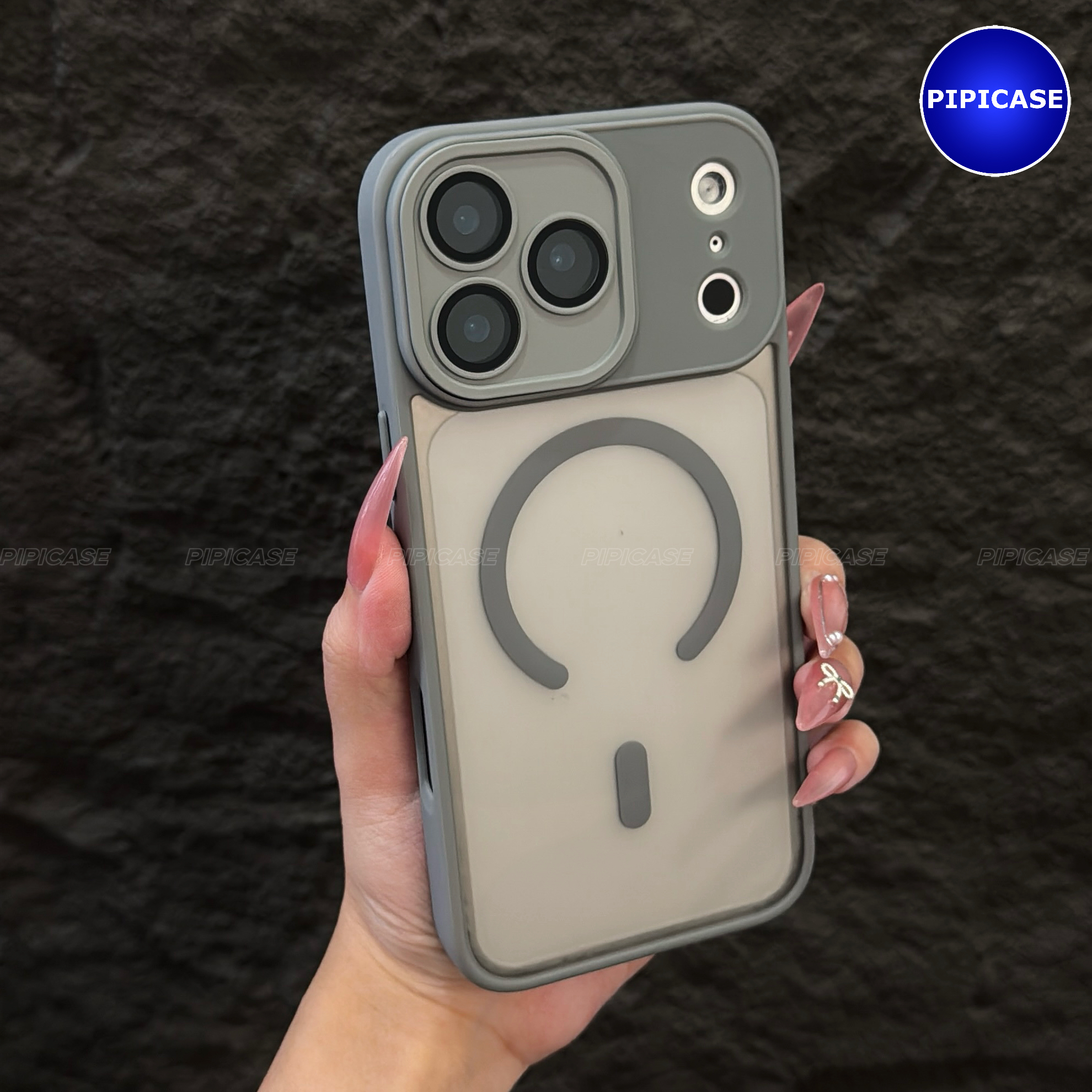 Ốp Lưng iPhone 17 Pro Max - Kao - Xám_thumbnail_1