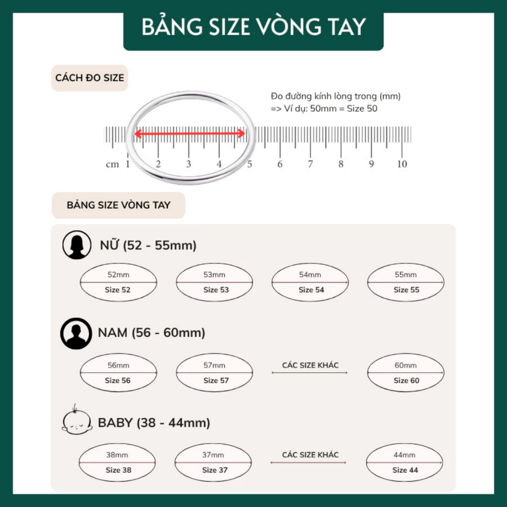 Vòng Tay Bạc 925 Cho Bé ADJ | Bạc Cao Cấp Không Kích Ứng | Quà Đầy Tháng, Thôi Nôi, Sinh Nhật_thumbnail_4