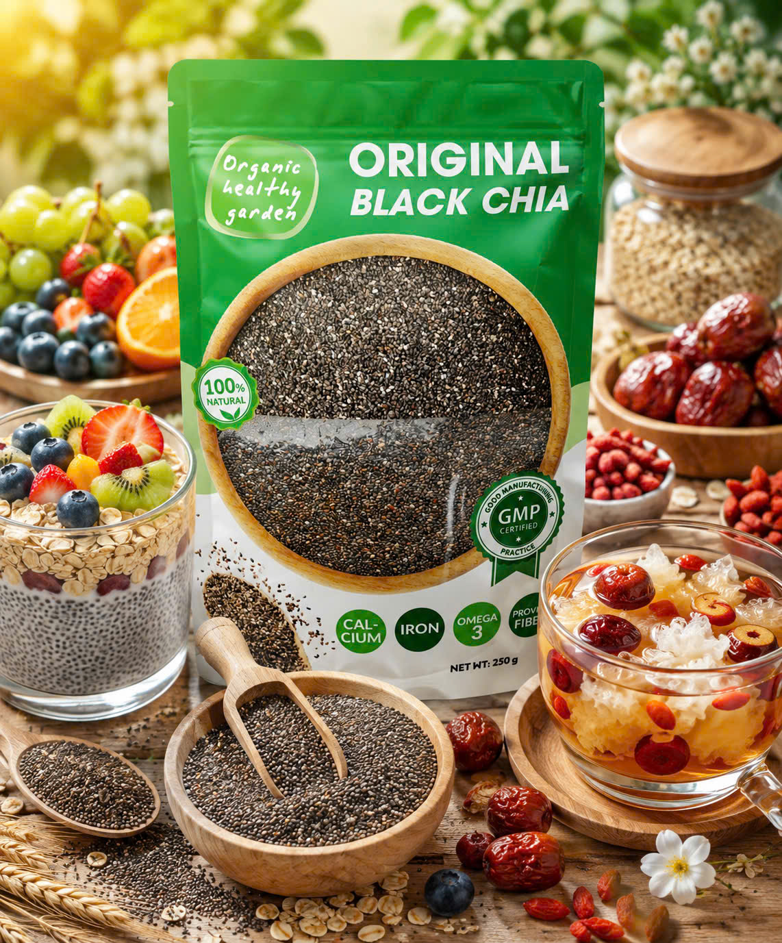 SET 2 GÓI 2 CHIA ĐEN 250gr