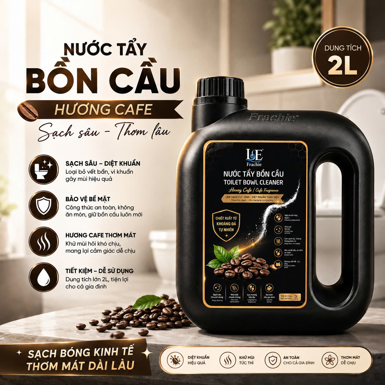 Nước Tẩy Bồn Cầu LE Frachie