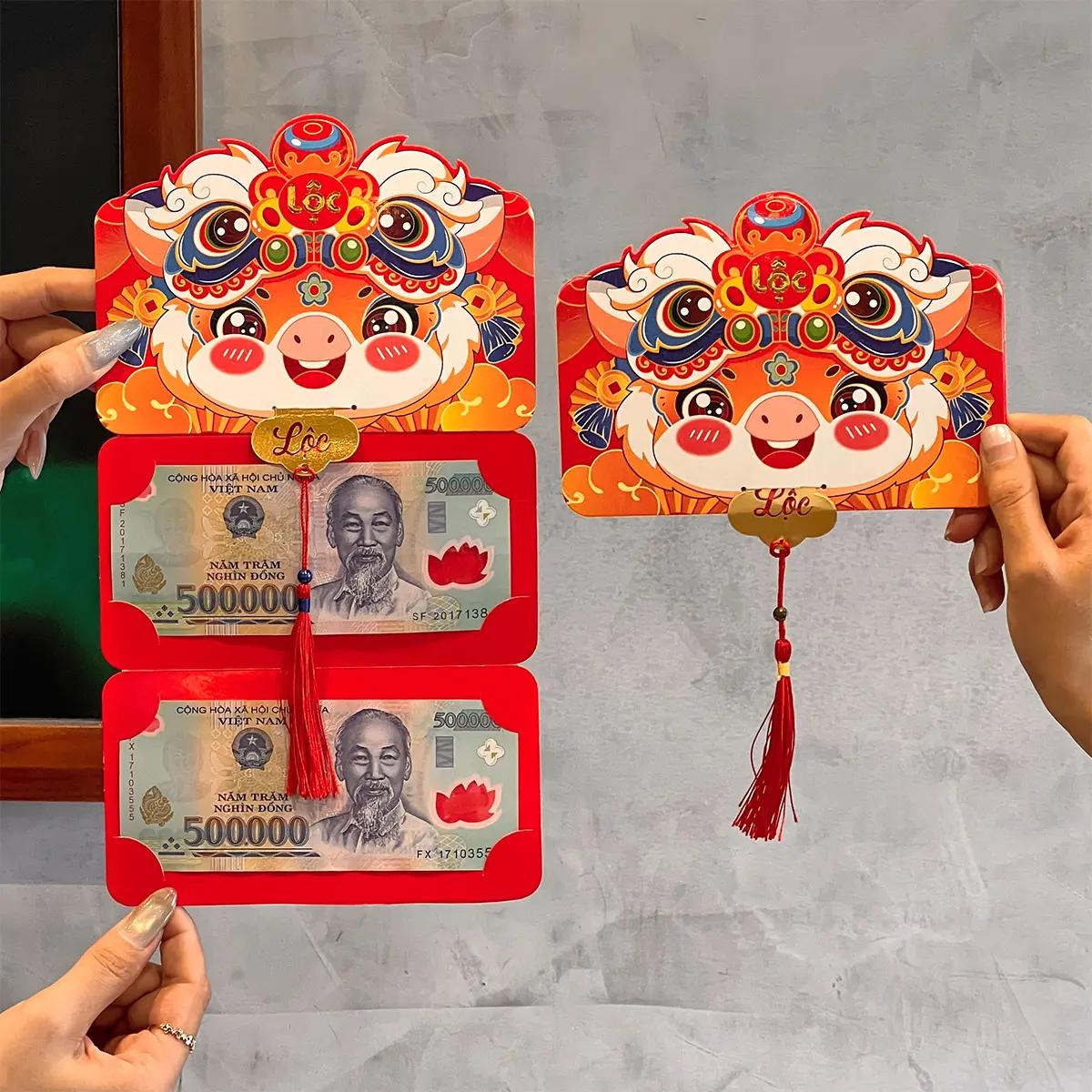 Bao lì ẋì xếp 2 ngăn, 6 ngăn, 10 ngăn độc đáo xuân Bính Ngọ Tết 2026 giấy đỏ cao cấp_thumbnail_25
