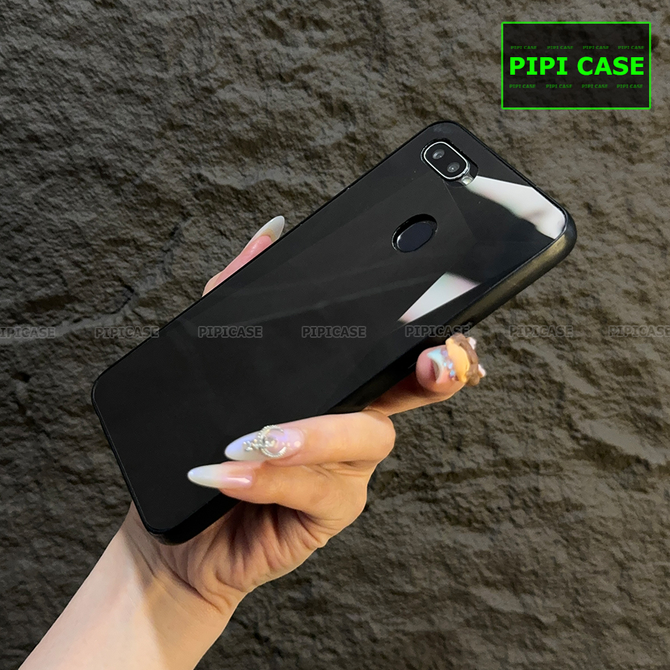 Ốp Lưng Oppo F9 - Kim Cương 6D - Đen_thumbnail_3