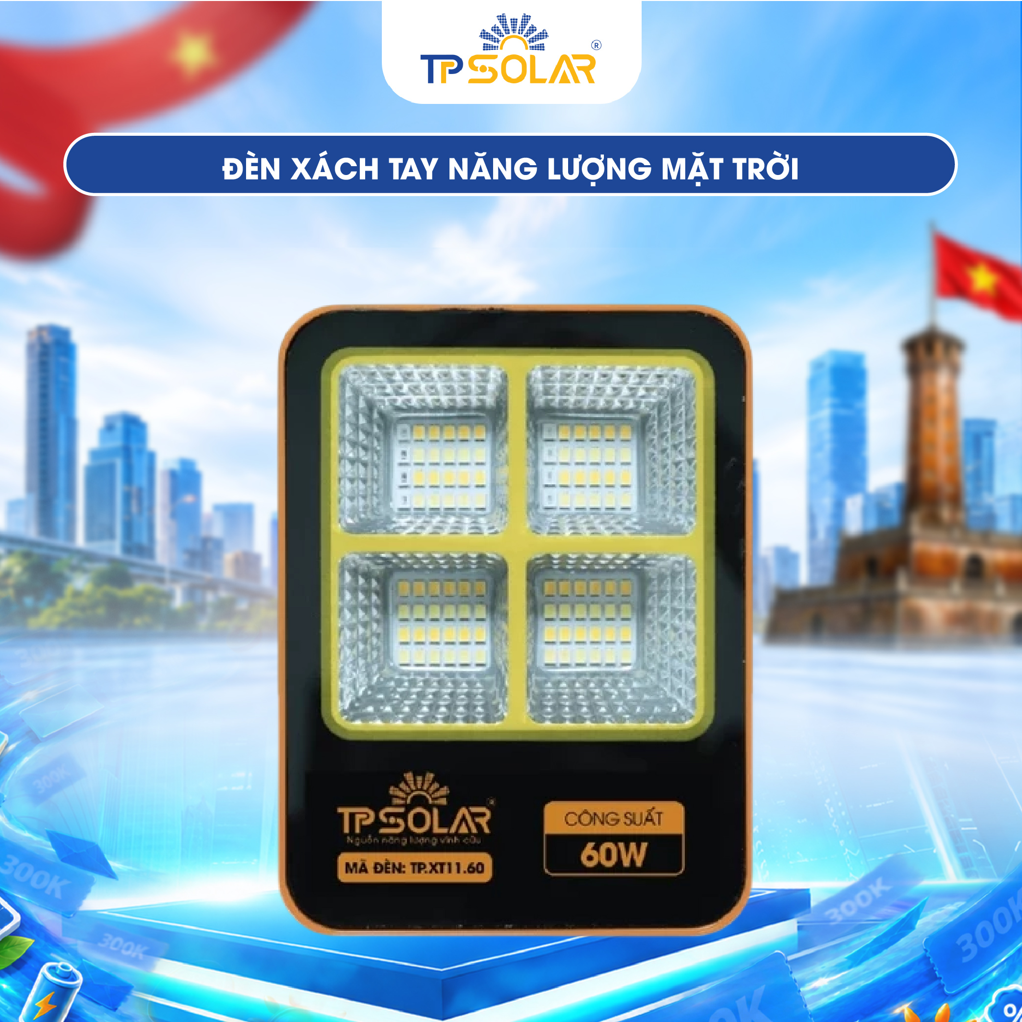 Đèn xách tay năng lượng mặt trời