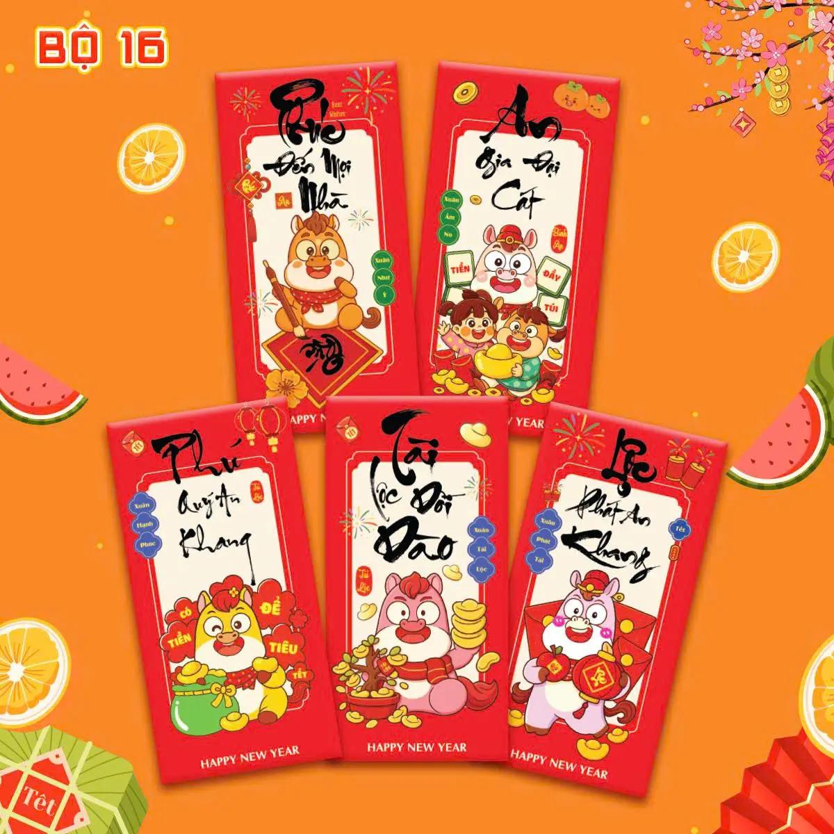 Bao lì ẋì xếp 2 ngăn, 6 ngăn, 10 ngăn độc đáo xuân Bính Ngọ Tết 2026 giấy đỏ cao cấp_thumbnail_28