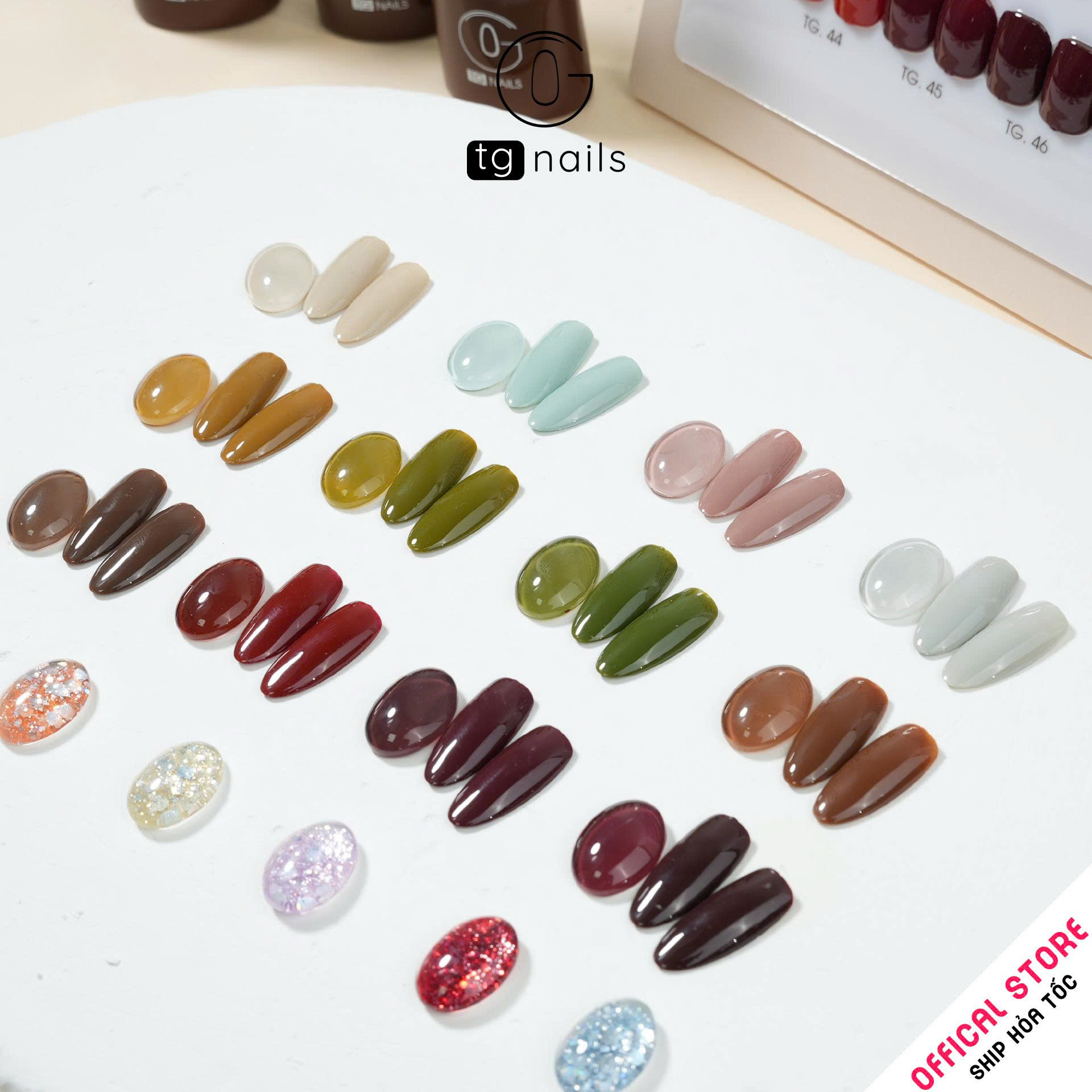 Combo 58 màu sơn gel TG Nail kèm bảng màu_thumbnail_3