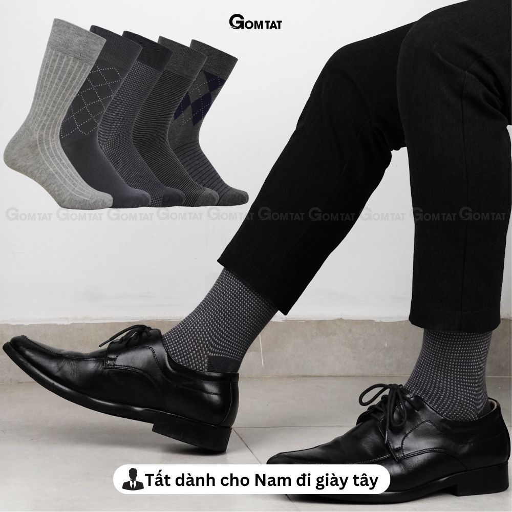 Combo tất giày tây họa tiết LUX-MIX-CB_thumbnail_66