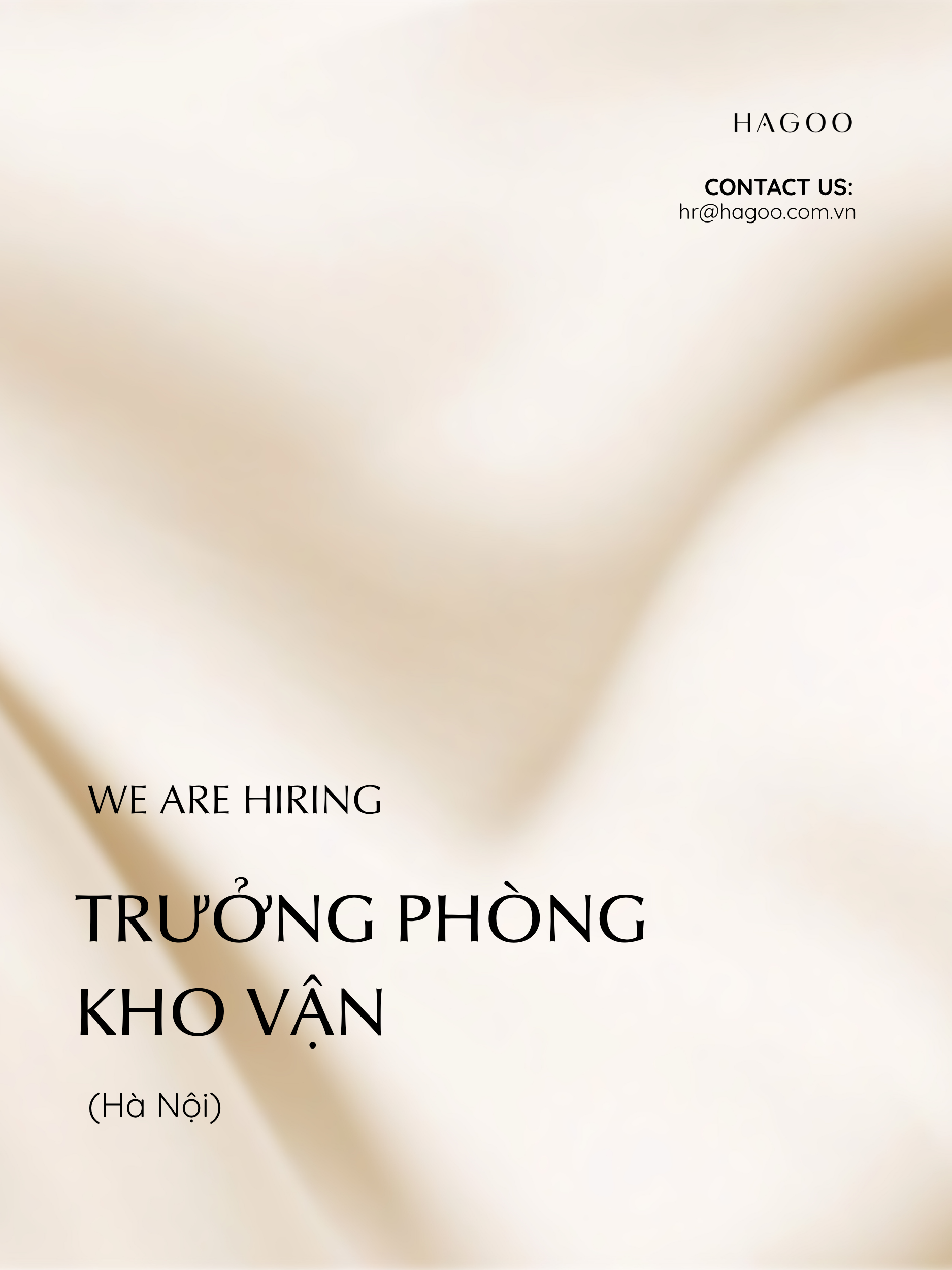 TRƯỞNG PHÒNG KHO VẬN