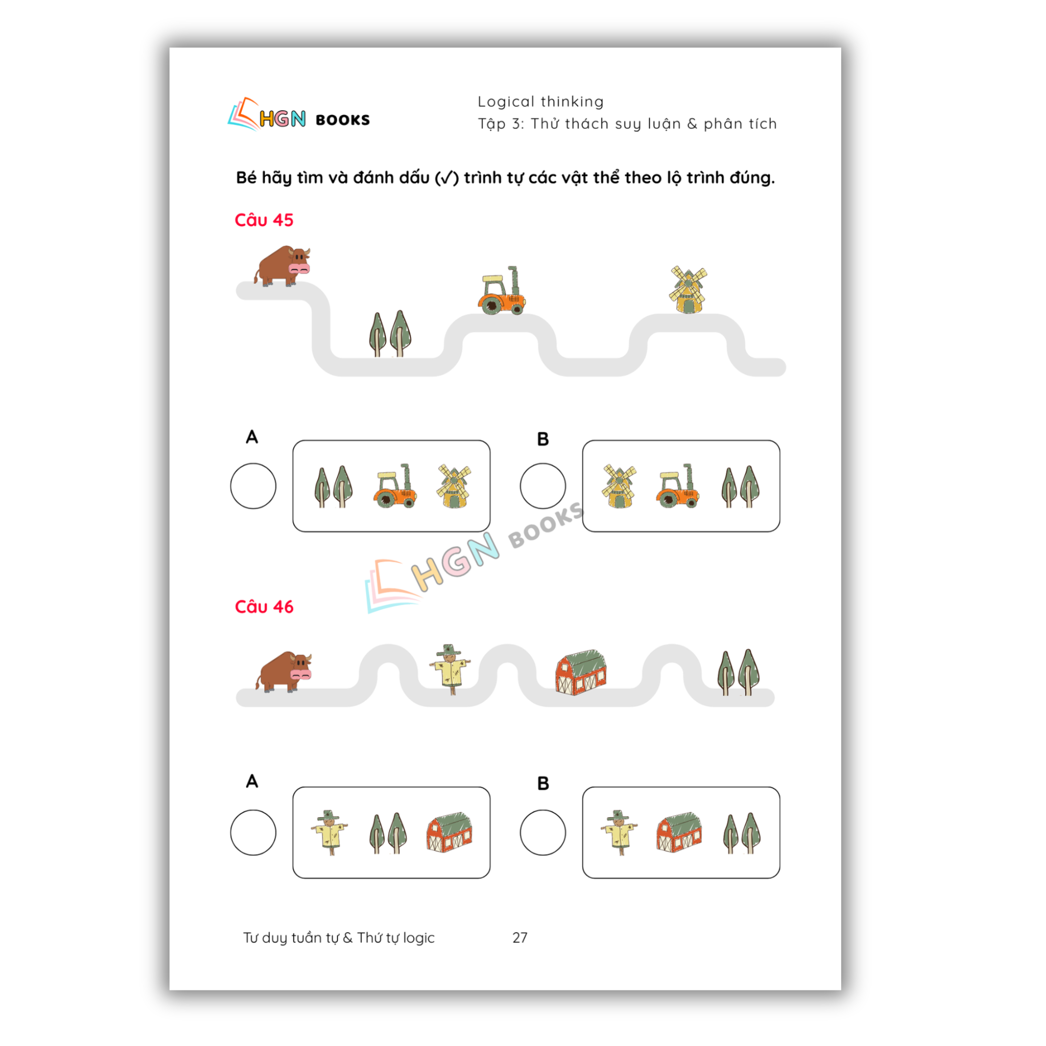 Bộ 3 cuốn tư duy Logical Thinking, 406 bài toán suy luận logic cho bé_thumbnail_16