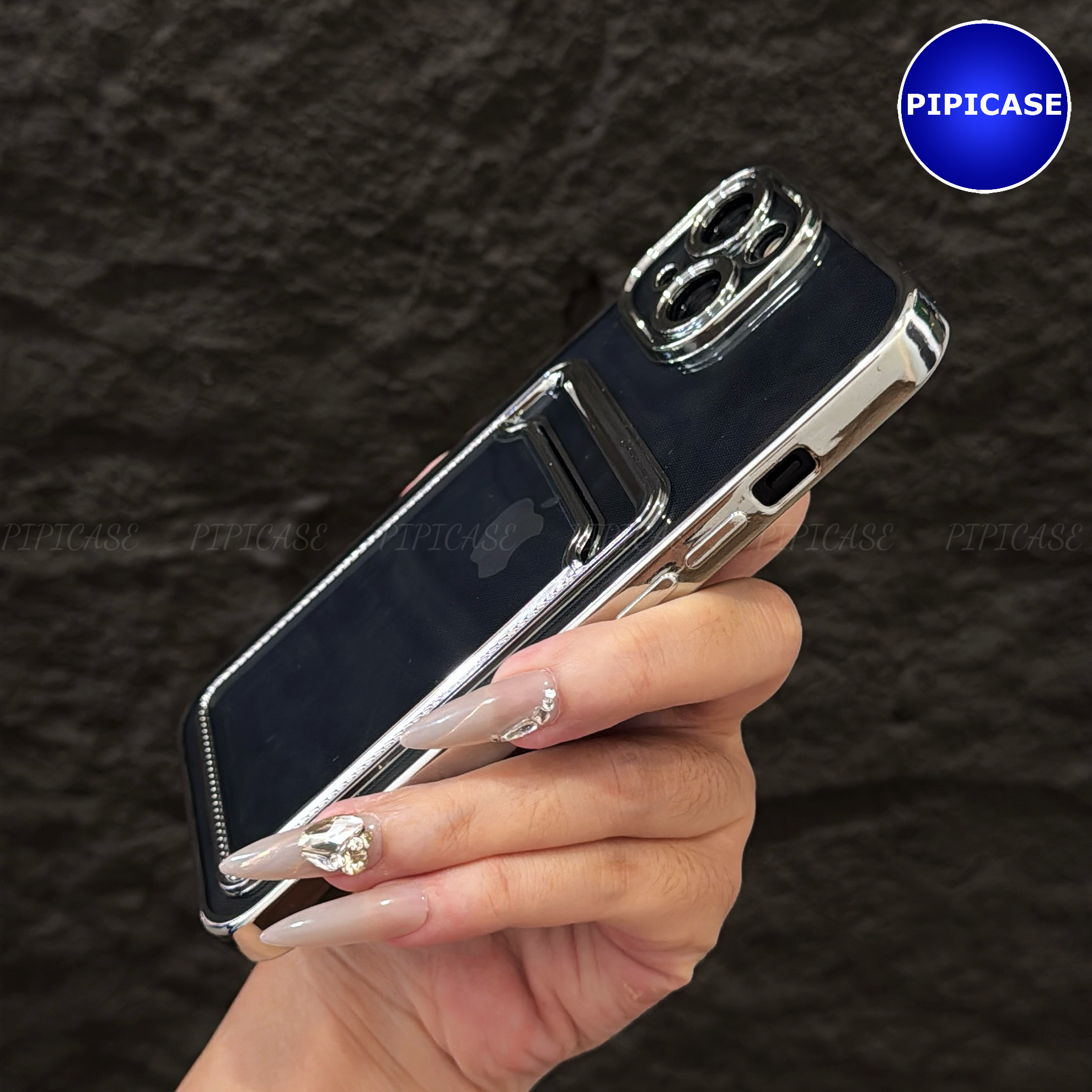 Ốp Lưng iPhone 14 - Ốp Thẻ - Bạc_thumbnail_10