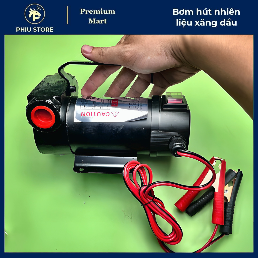 Bơm hút nhiên liệu, bơm xăng dầu mini, bơm dầu 24V, bơm hút xăng dầu mini, tự hút, 12V và 24V, PHIU STORE_thumbnail_4