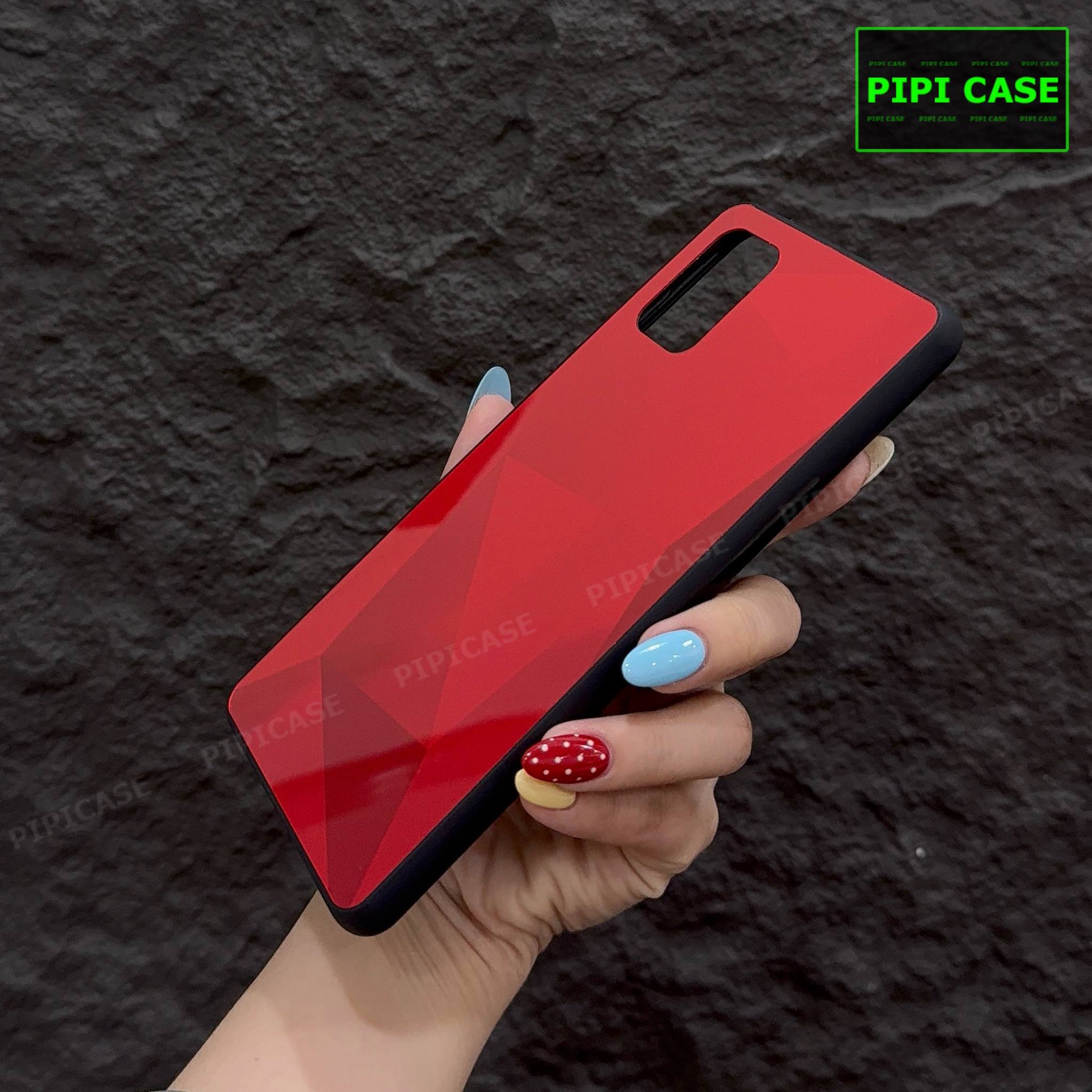 Ốp Lưng Samsung A71 - Kim Cương 6D - Đỏ_thumbnail_2