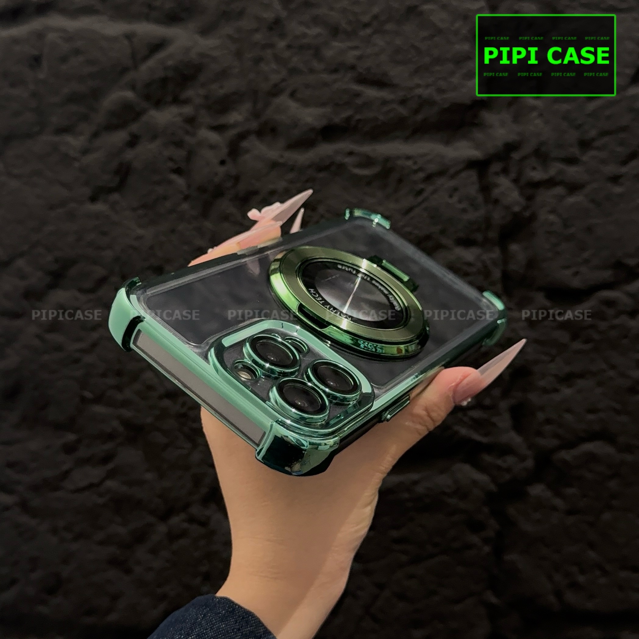 Ốp Lưng iPhone 15 Pro - Ven - Xanh lá_thumbnail_11
