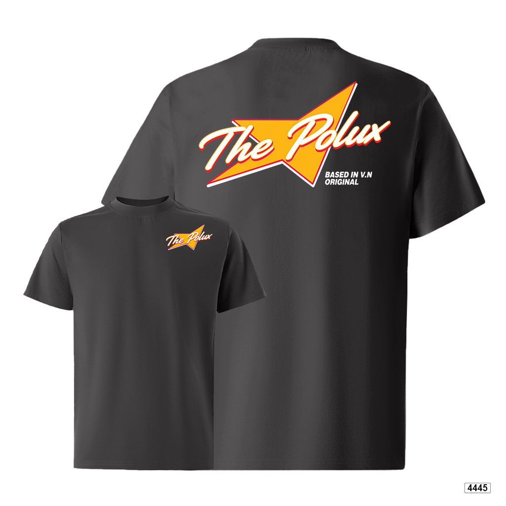 Áo thun nam form rộng logo sao đường phố Polux 4445_thumbnail_13