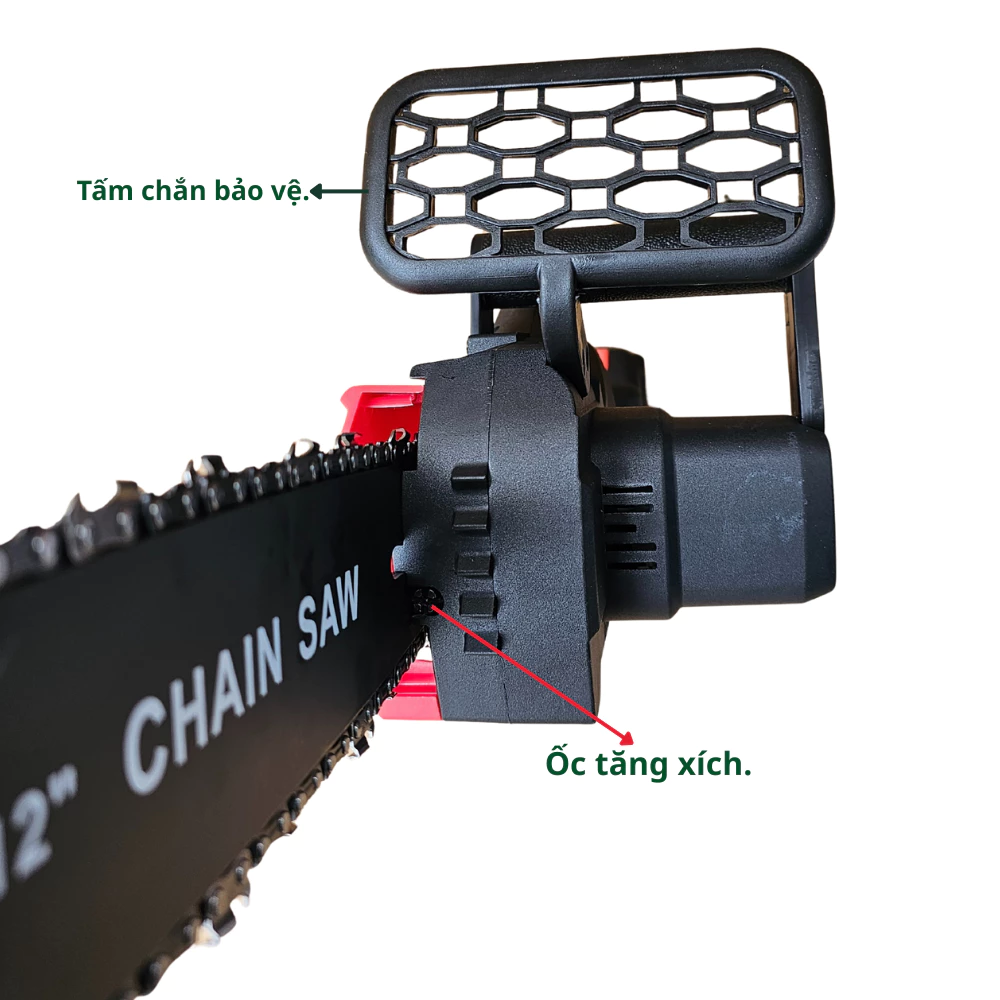 Máy Cưa bằng Xích Pin 12 Inch BENZAMAX – Động Cơ Không Chổi Than 850-1000W, Chân Pin Phổ Thông M21