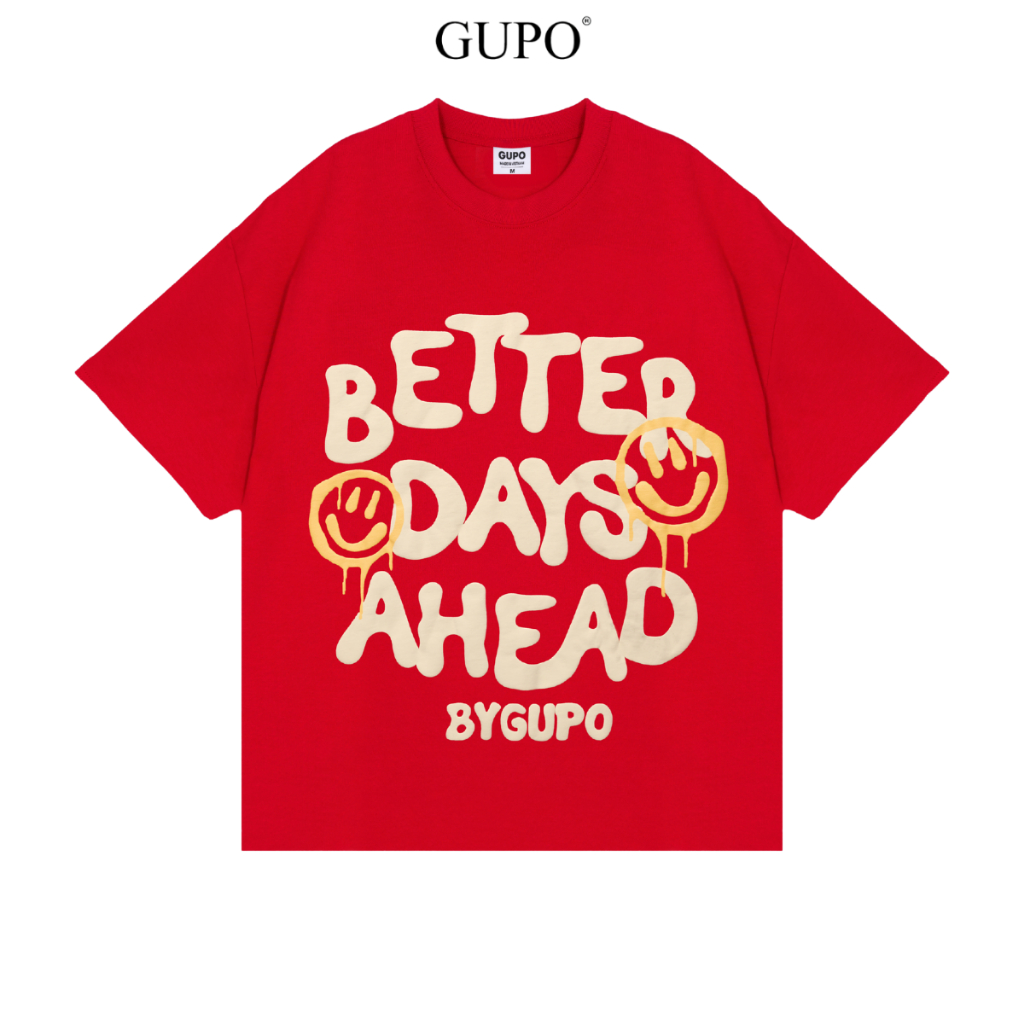 Áo Thun Oversize 280GSM In Phồng GUPO Local Brand Unisex Form Rộng Thời Trang TS036_thumbnail_5