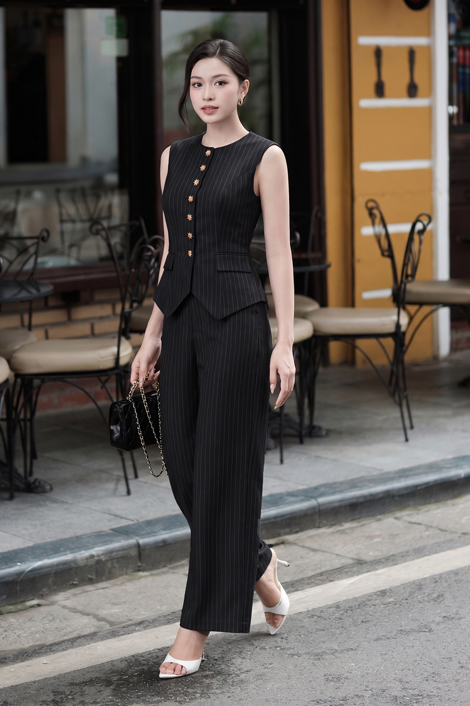 Bộ vest gile kẻ 26504 đen_thumbnail_2