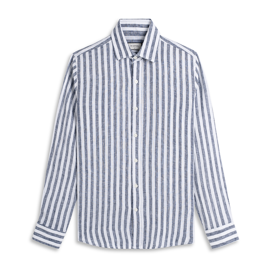 Áo Sơ Mi Premium Linen Sọc