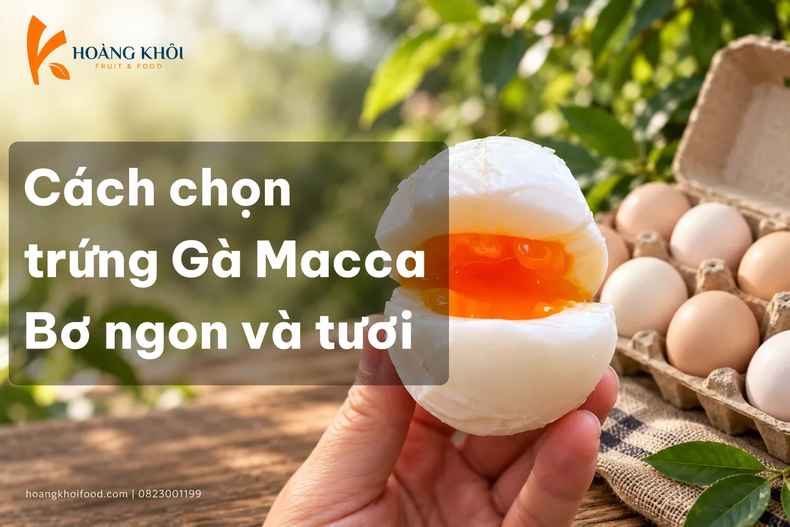 Cách chọn trứng Gà Macca Bơ ngon và tươi