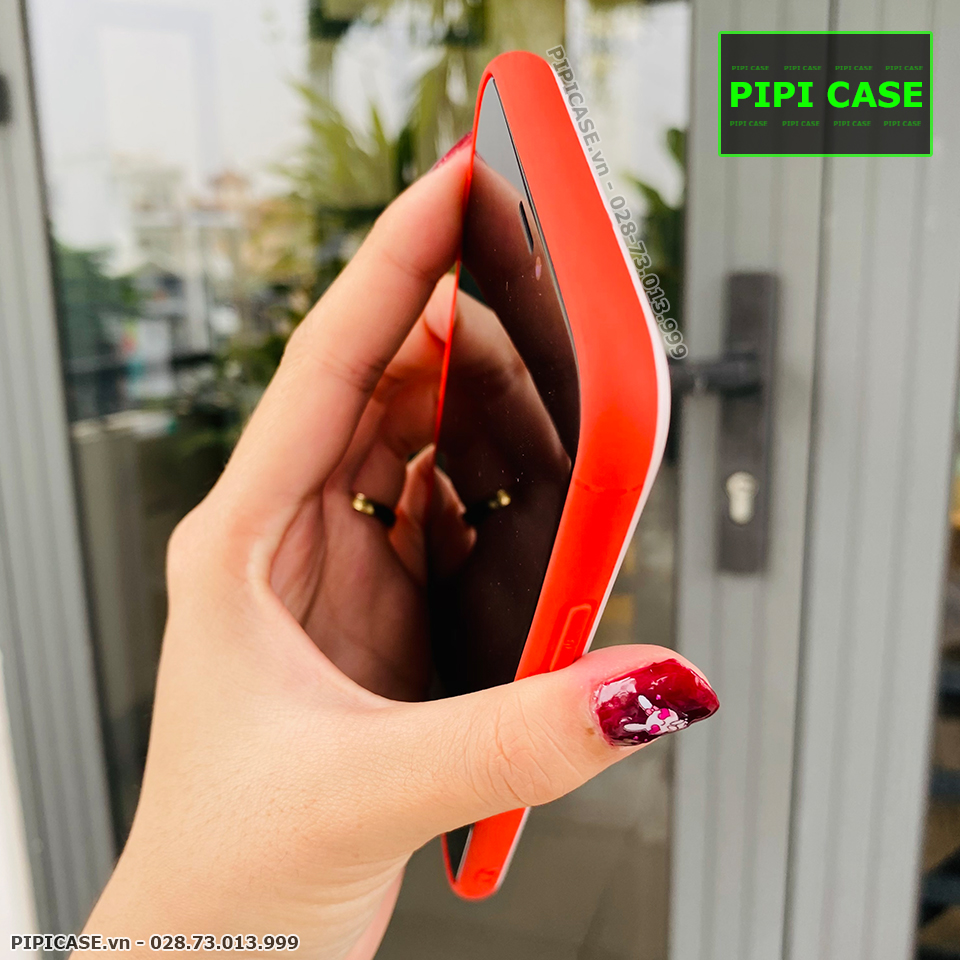 Ốp Lưng iPhone 6 Plus / 6S Plus - Kim Cương 6D - Đỏ Viền Trắng_thumbnail_1
