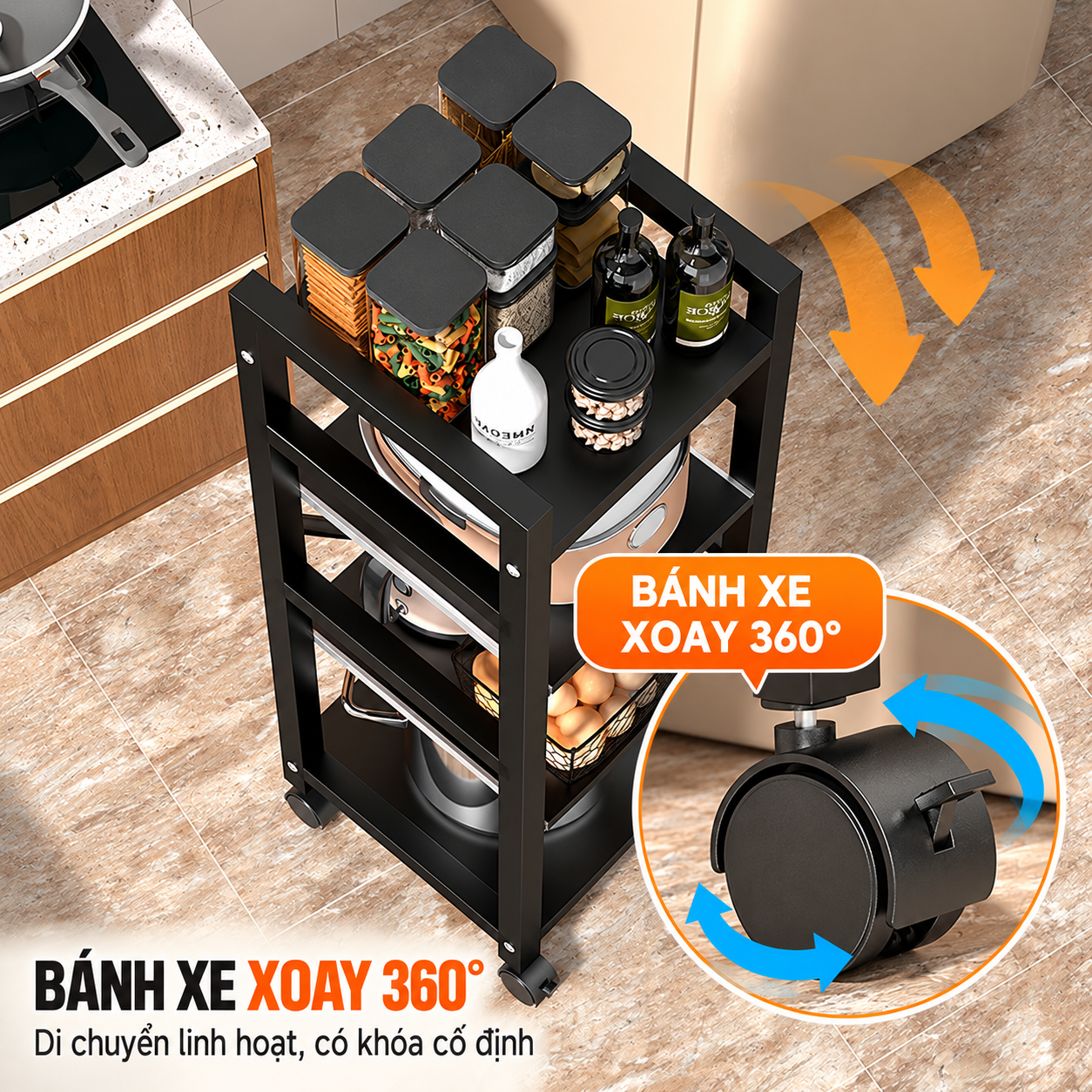 Kệ Bếp 5 Tầng Đa Năng Có Ngăn Kéo Trượt_thumbnail_5