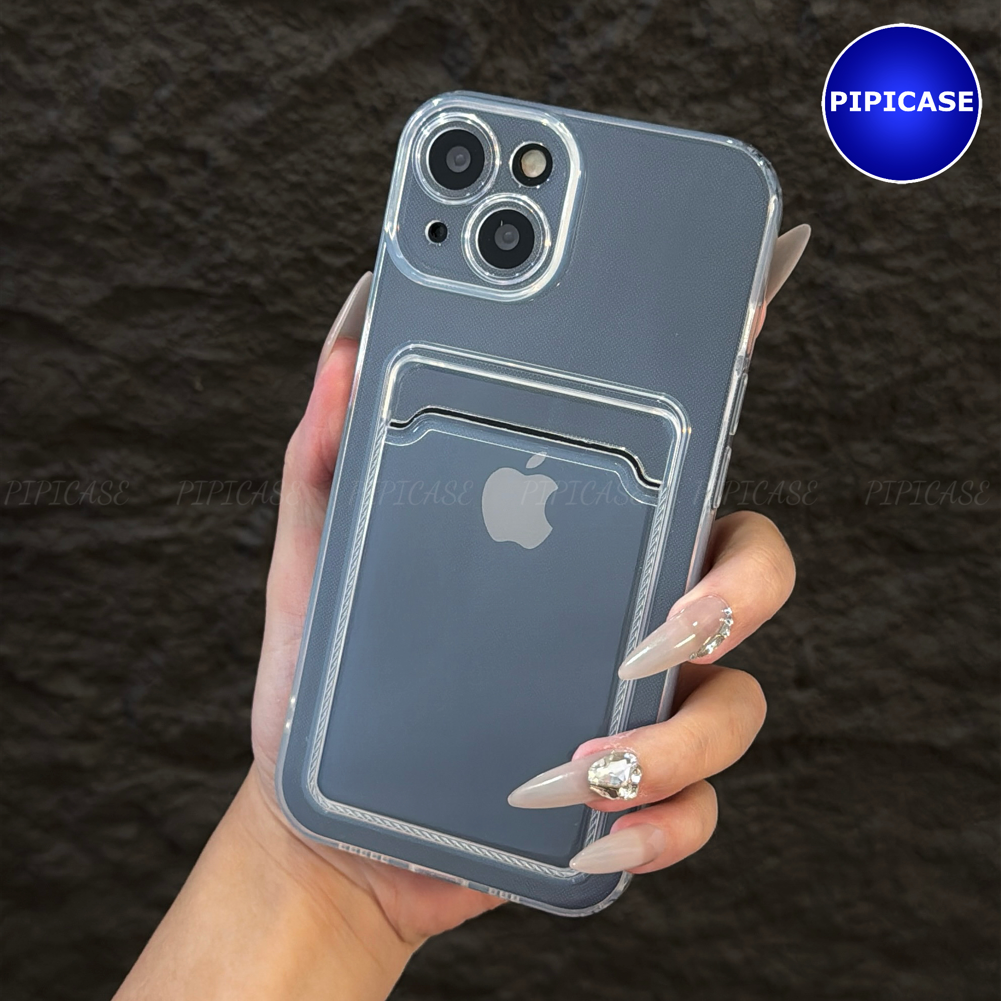 Ốp Lưng iPhone 14 - Ốp Thẻ - Trong Suốt_thumbnail_10