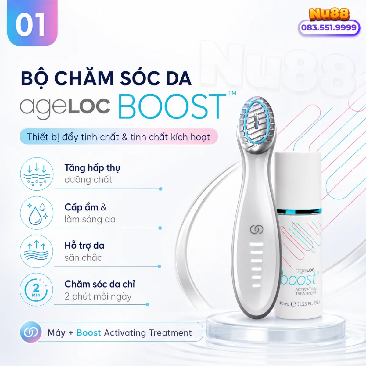 Bộ sản phẩm Chăm Sóc Da ageLOC® Boost™