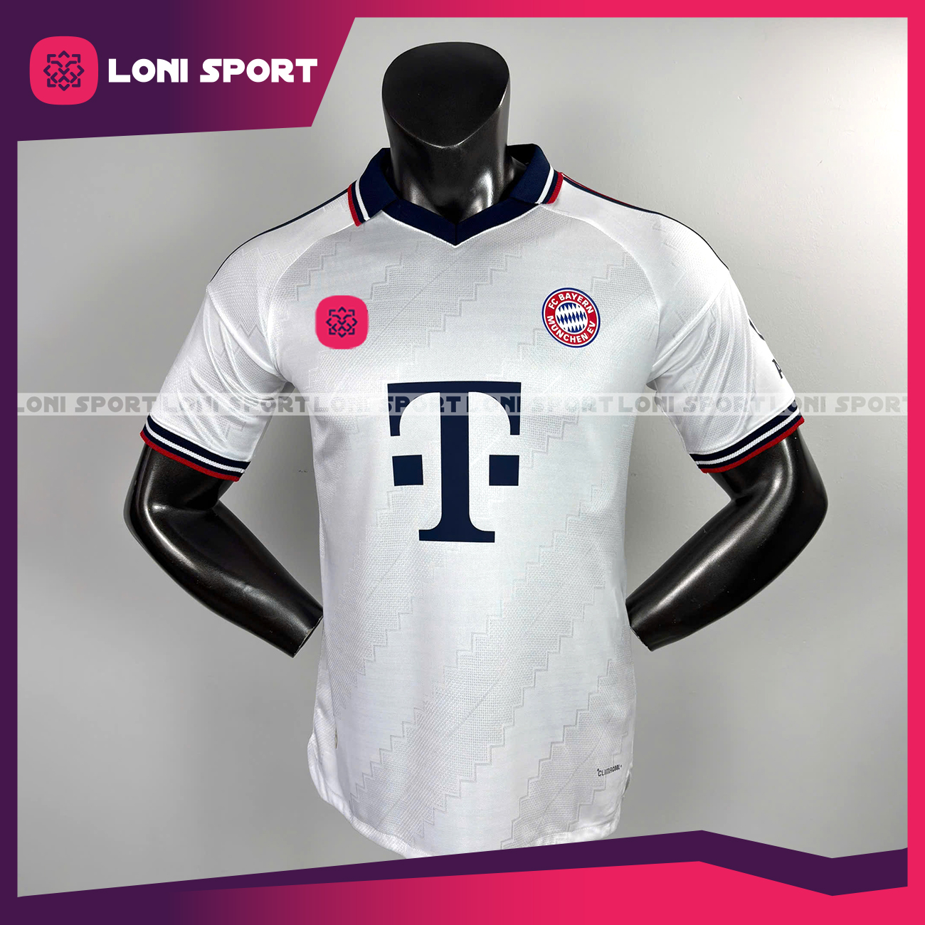 Áo Bayern sân khách trắng mùa giải 26/27 SF