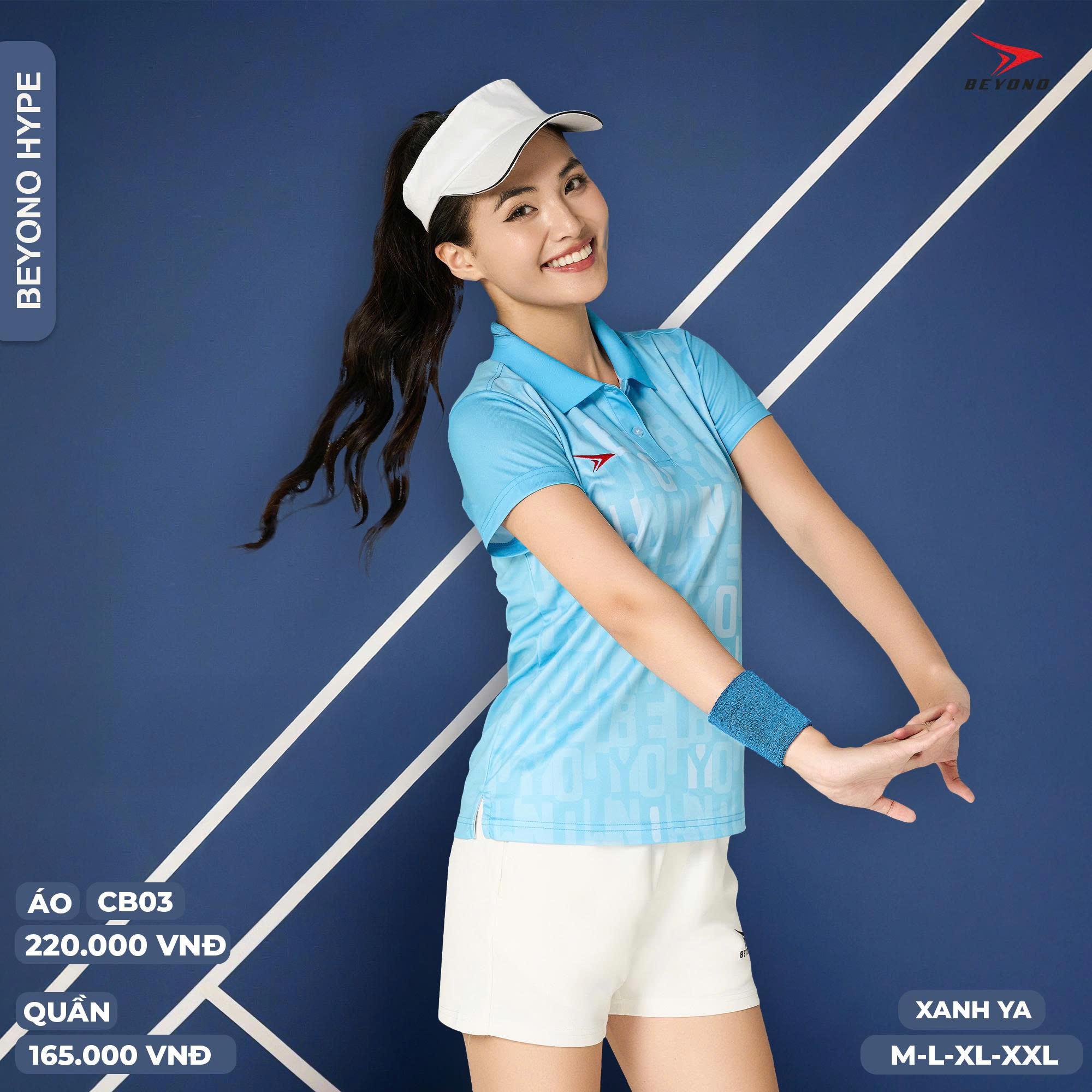Áo Pickleball Cầu Lông Beyono Hype CB03 Thun Mè Thoáng Mát Thể Thao Đương Đại_thumbnail_5