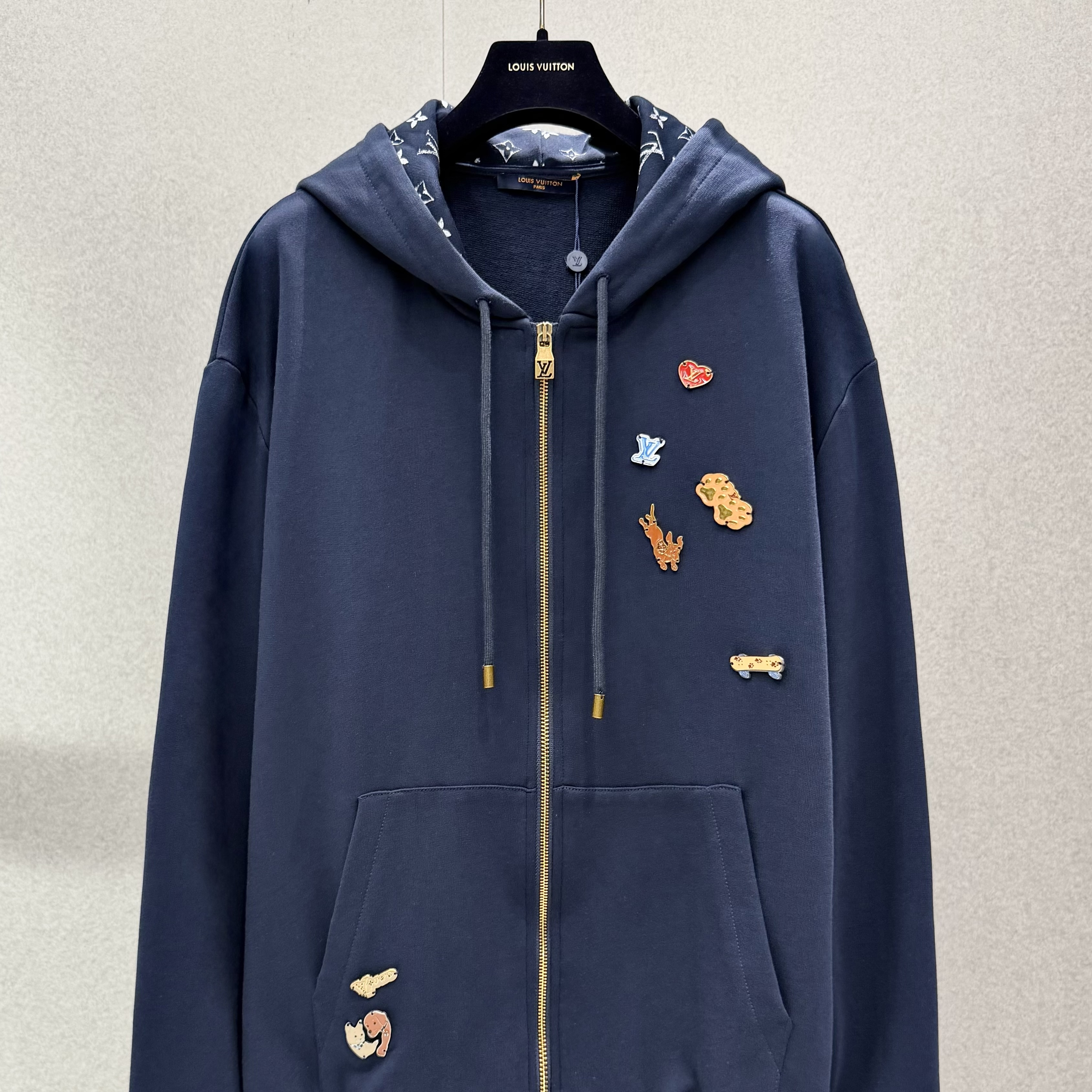 Áo Hoodie Zip LV _thumbnail_3