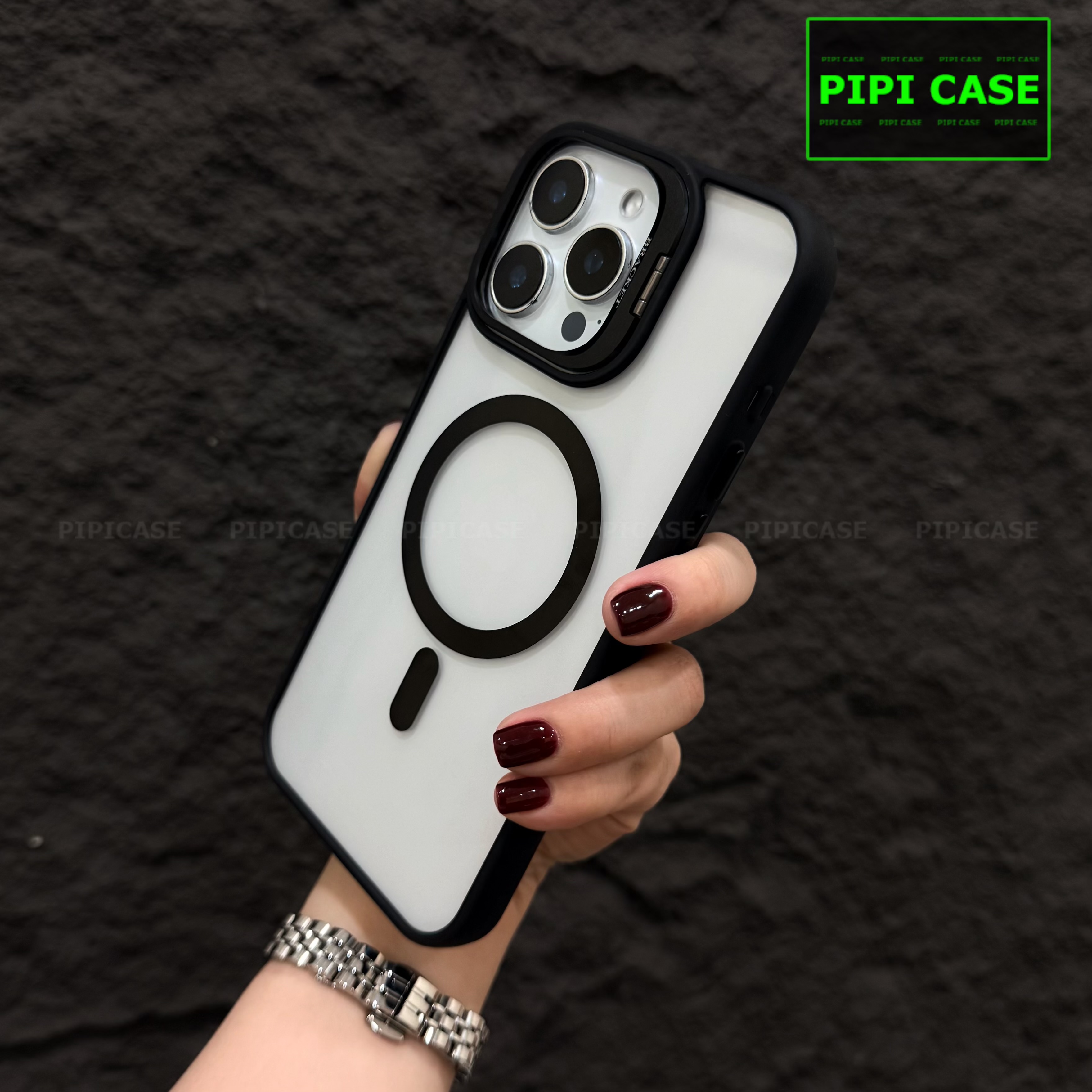 Ốp Lưng iPhone 14 Pro Max - Dansi - Đen_thumbnail_4