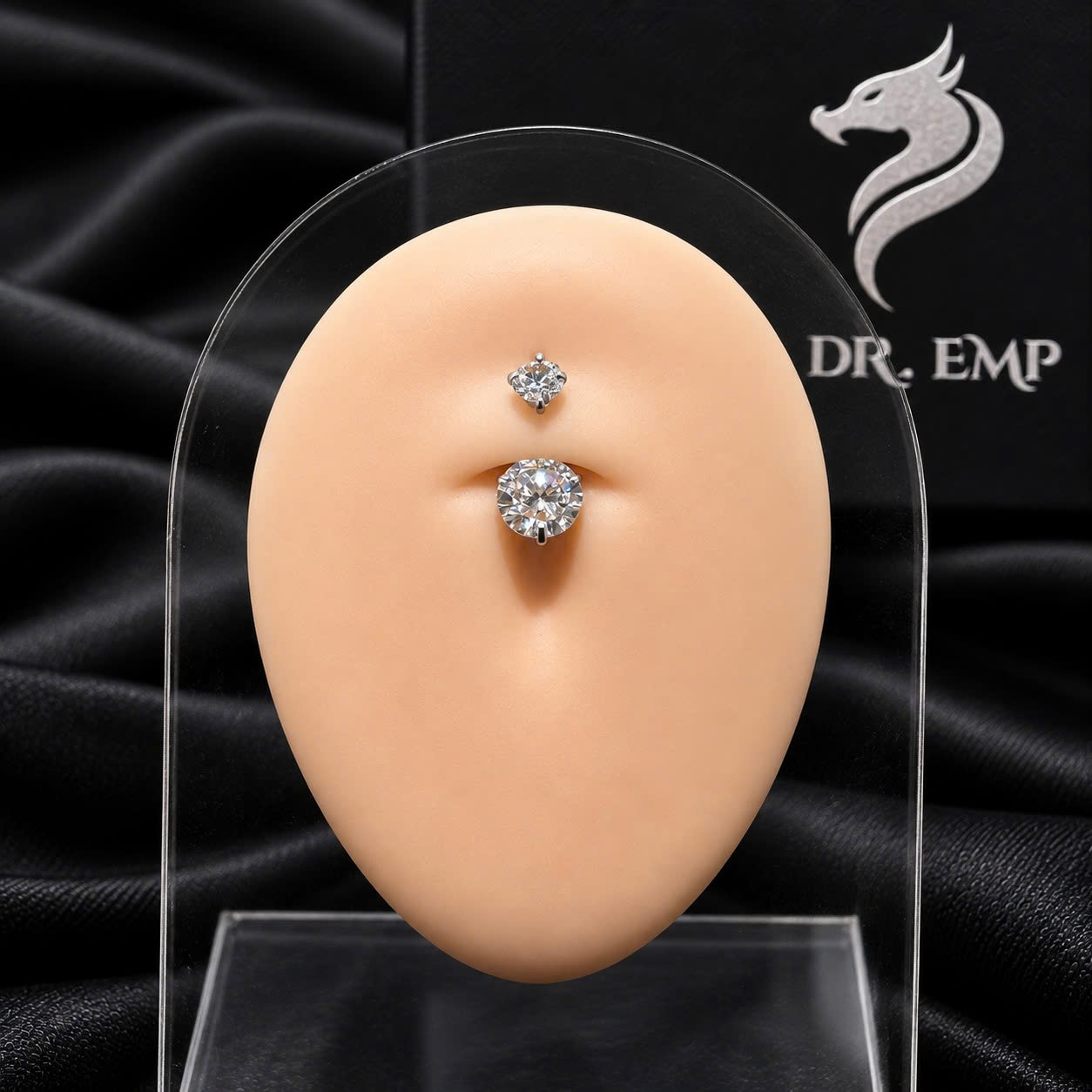 rốn kim cương trắng tròn hai đầu thân 6mm_thumbnail_3