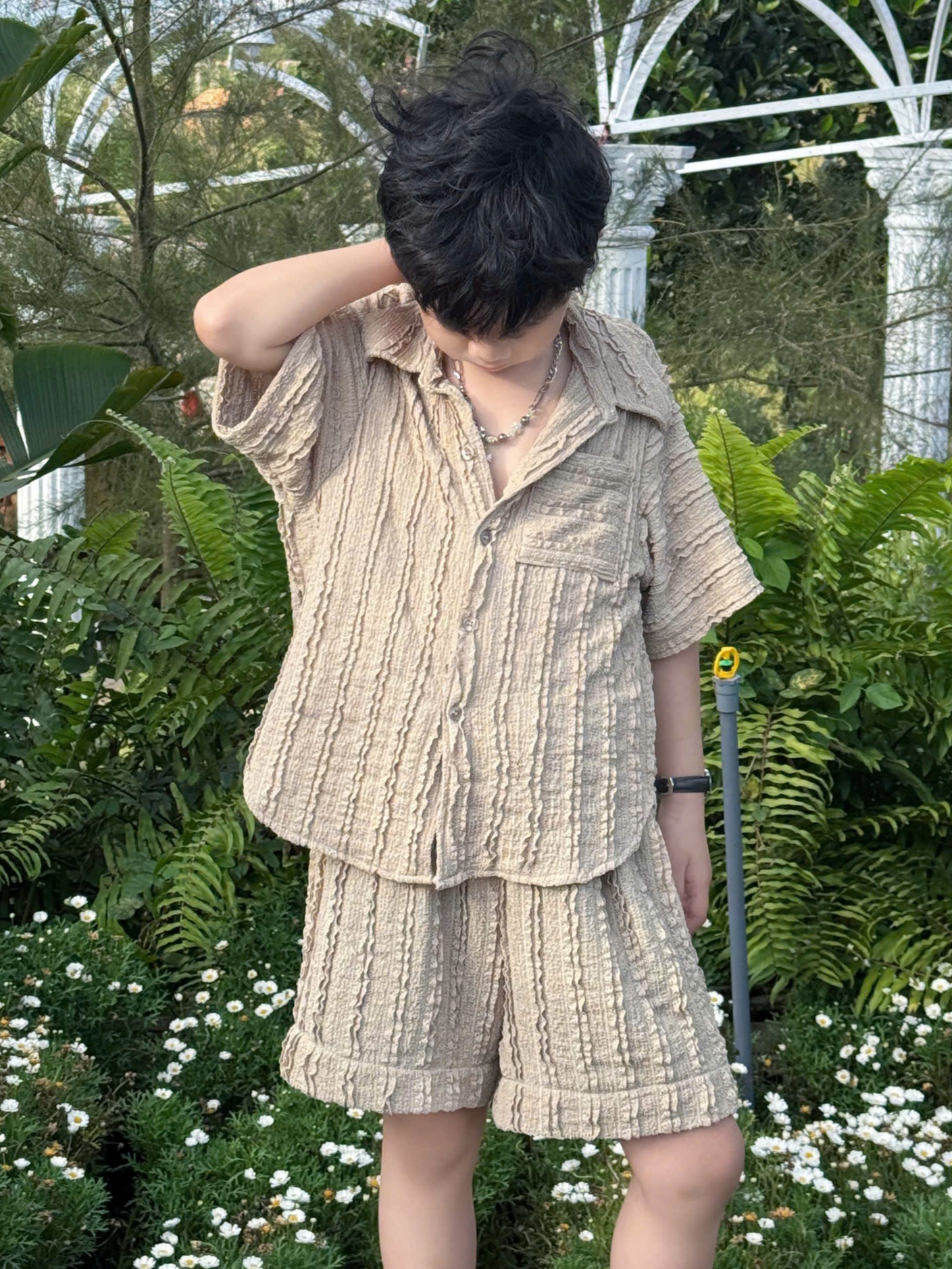 Quần Suông Kaki Rin và Áo Thun Xốp Cho Bé._thumbnail_3