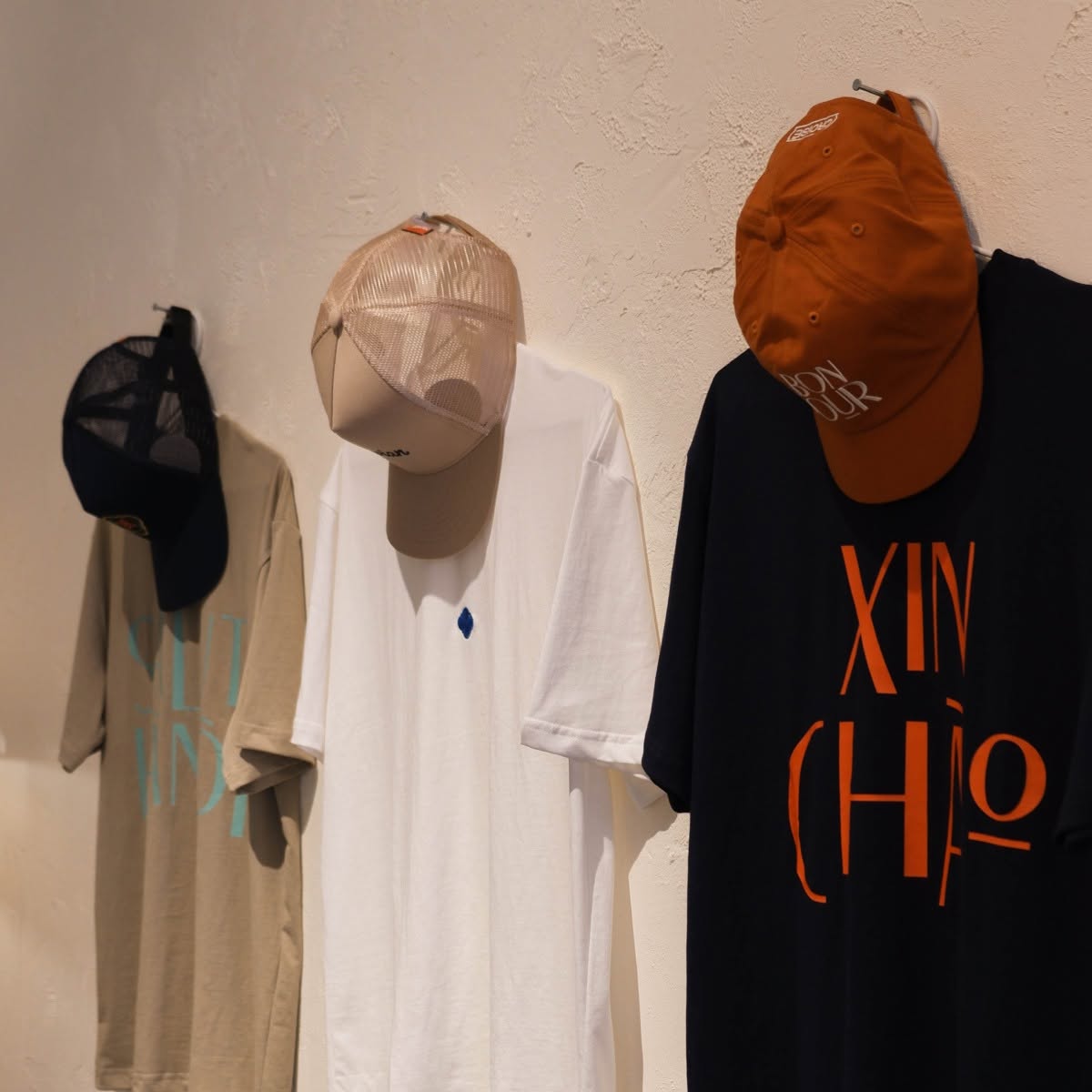 Áo Thun CROISÉ SALUT HANOI Màu Ghi Xám In Chữ Xanh Mint Dáng Rộng Unisex Tối Giản Vintage Nam Nữ_thumbnail_12