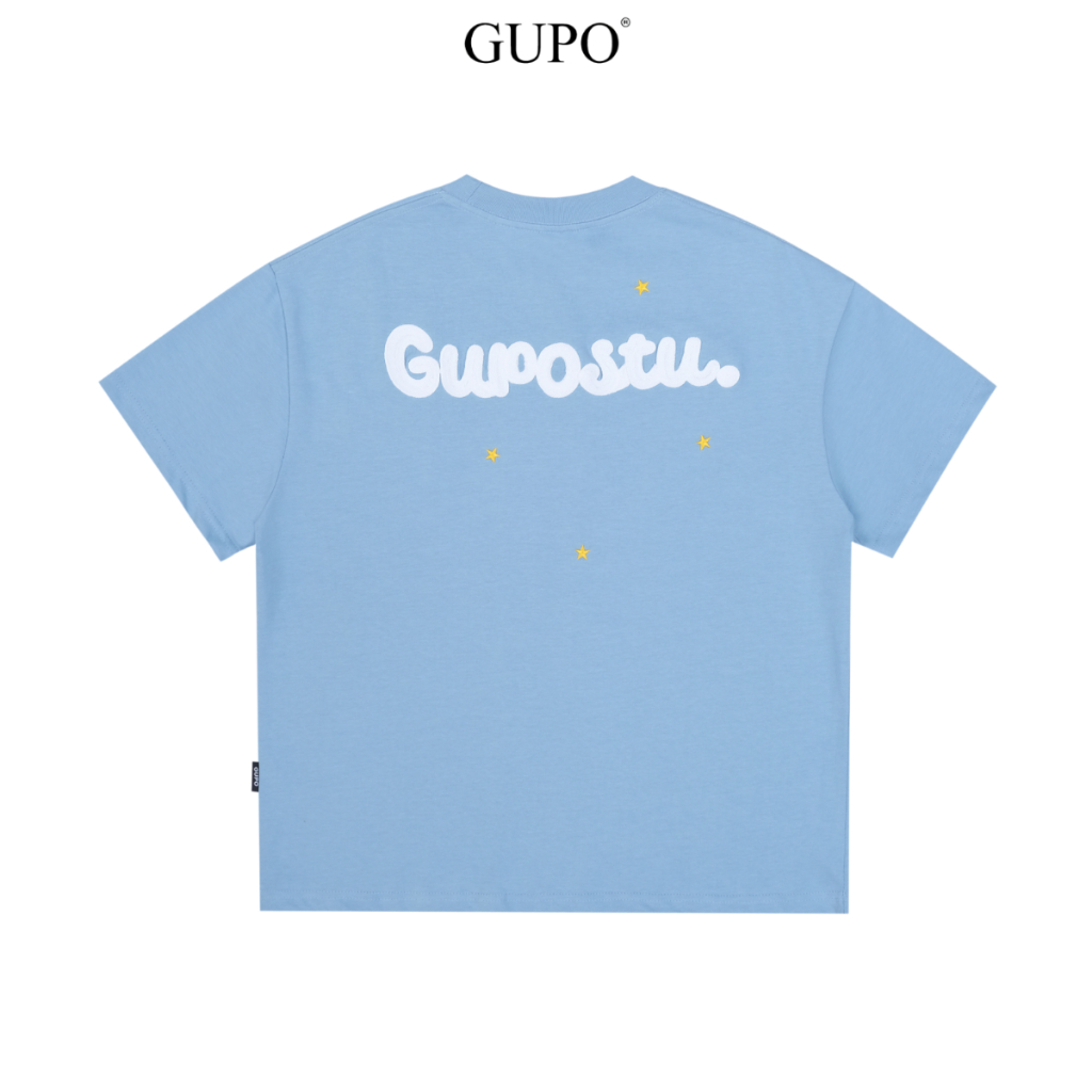 Áo Thun Boxy 280GSM “STAR” Thêu Len GUPO Unisex Nam Nữ Cotton Local Brand - TSS01_thumbnail_7