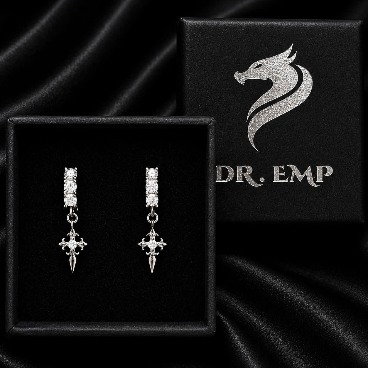 Khuyên vòng kiểu rơi thánh giá đá giữa 8mm_thumbnail_2