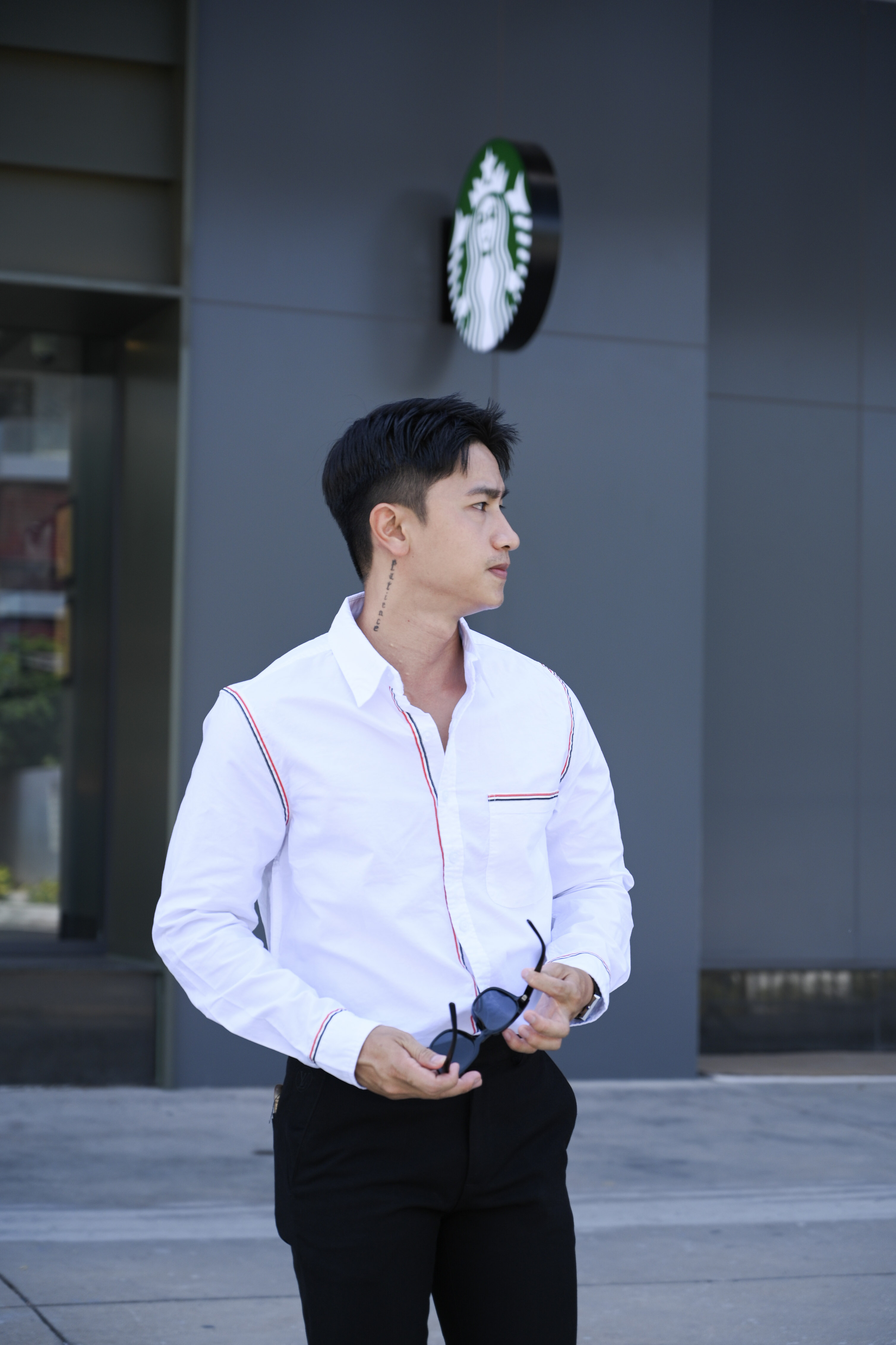 SA71 - Áo sơ mi nam dài tay phong cách Nhật, dáng rộng, cotton 100%, 3 màu Xanh Hoàng Gia, Xanh Nhạt, Trắng_thumbnail_2