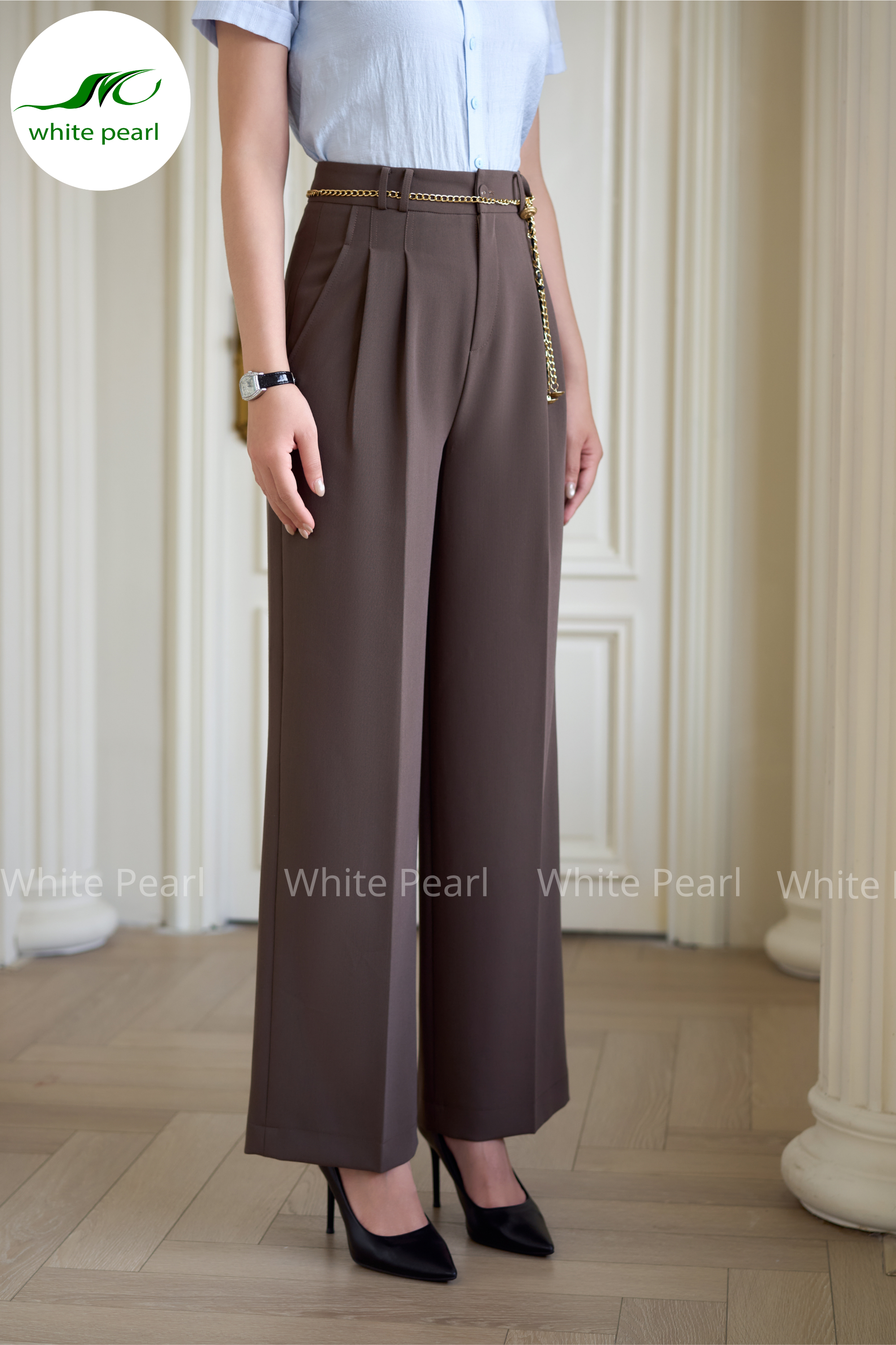 Quần Suông 2 Ly Cotton
