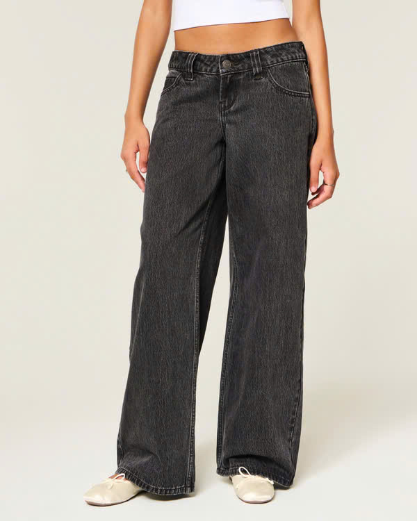 Quần bò suông Hollister