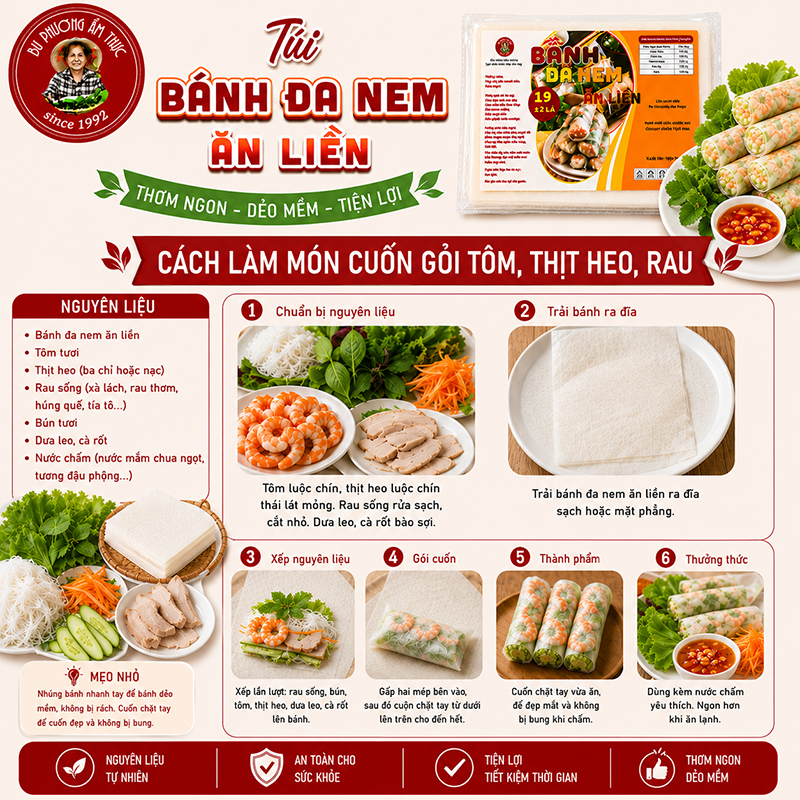 Combo 5 Túi Bánh Đa Nem Ăn Liền Bu Phương – Cuốn Gỏi, Bánh Xèo, Nem & Hải Sản Tiện Lợi - BP46_thumbnail_6
