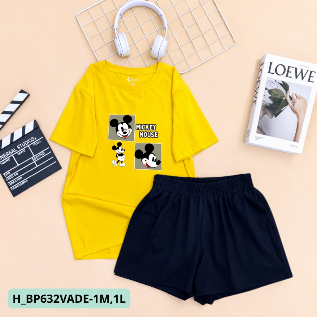 [XẢ KHO BỘ FORM RỘNG] -  Bộ quần áo thun nữ dáng rộng nhiều hình in - LOZA XB013_thumbnail_79