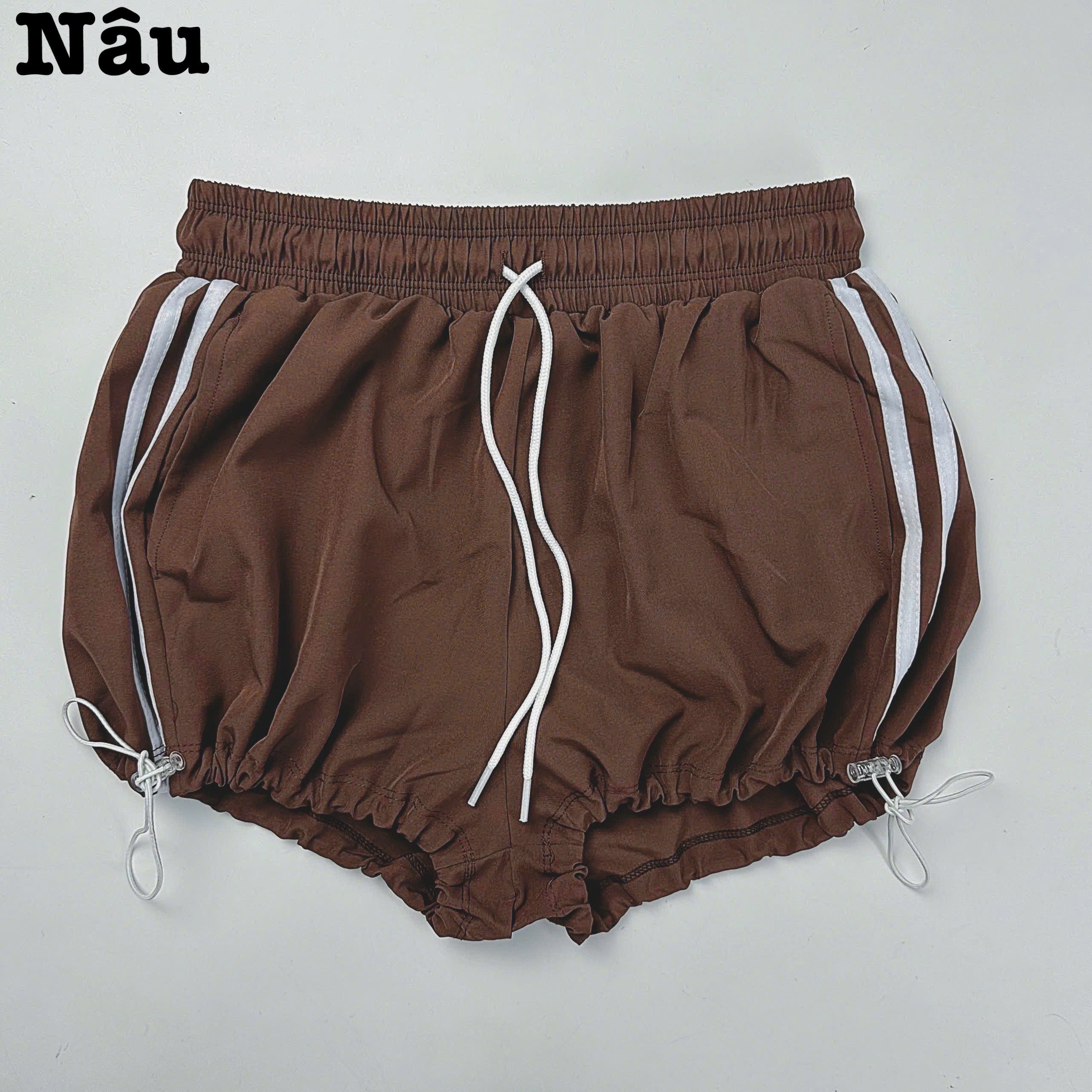 Quần Đùi Thể Thao Tập Gym Chạy Bộ Nữ Yumiisportswear Boxer Bí Ngô Rút Dây Dáng Rộng Kèm Quần Bảo Hộ Chống Lộ Lưng Cao_thumbnail_24