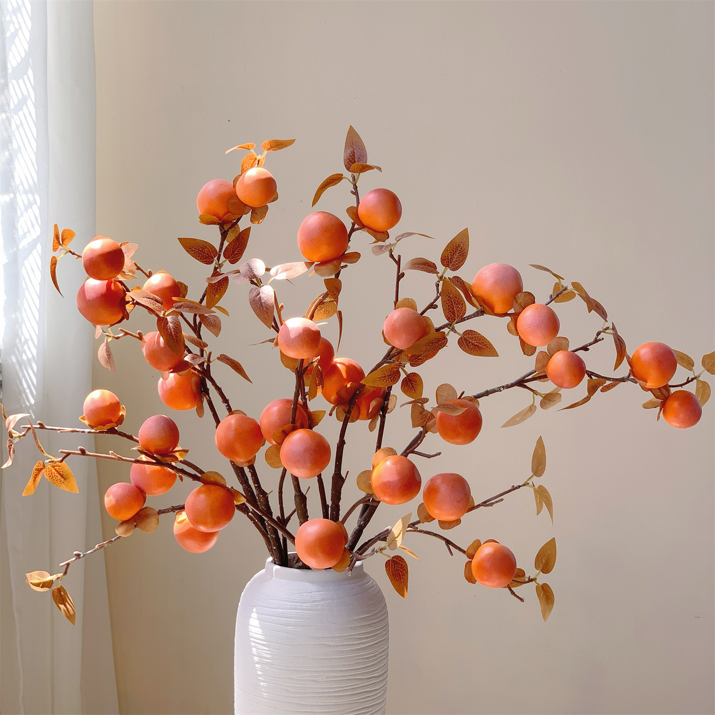 Cành Hồng Như Ý 7 Quả Decor Nhà_thumbnail_2