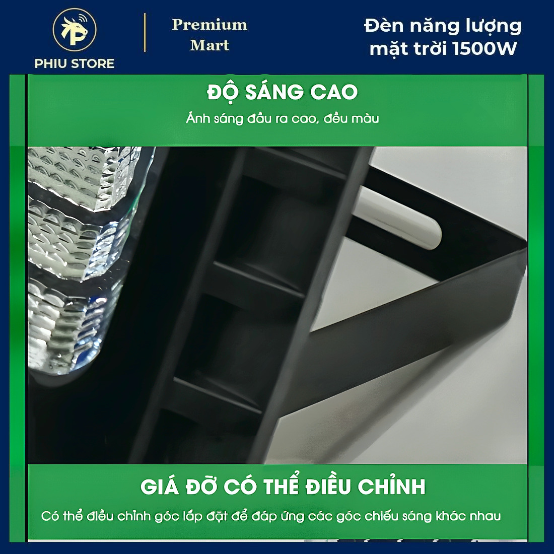Đèn năng lượng mặt trời, đèn pha năng lượng mặt trời 1500W, đèn NLMT có điều khiển, tấm pin rời, chống nước IP68, PHIU STORE_thumbnail_2
