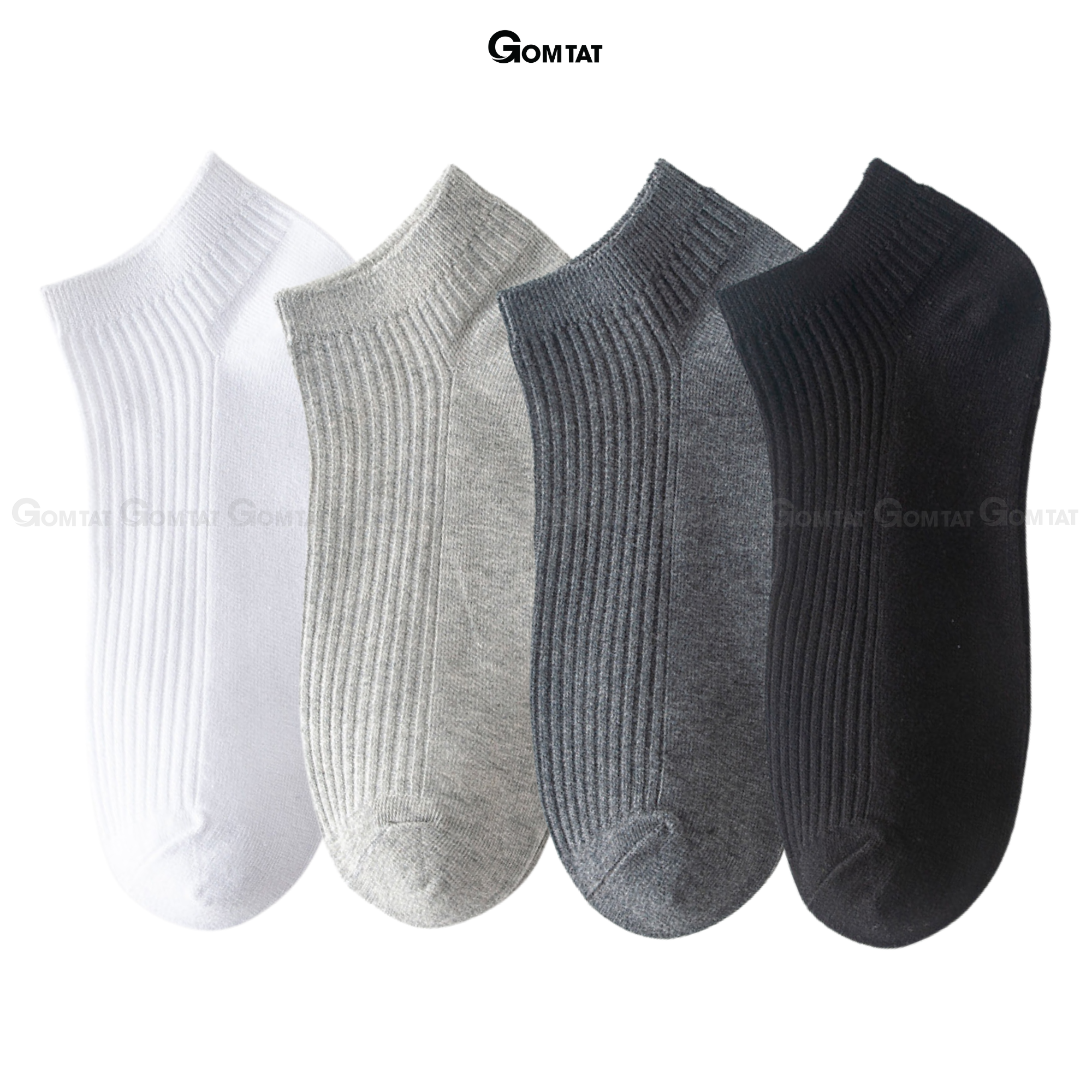 Combo vớ cổ thấp nam GOMTAT trơn basic, chất liệu cotton cao cấp hút ẩm thoáng khí khử mùi -MIA-2005_thumbnail_13