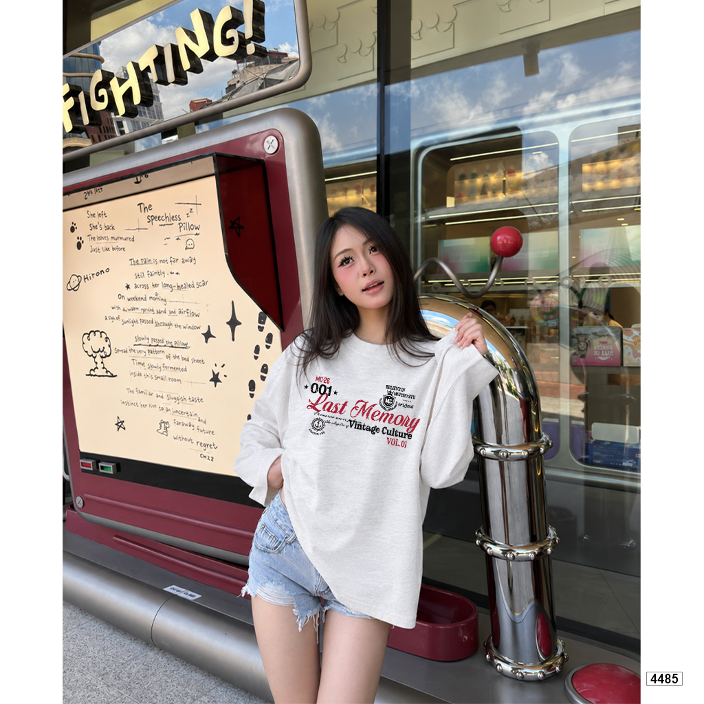 Áo thun nữ boxy tay dài Miucho cotton xược 4485_thumbnail_2