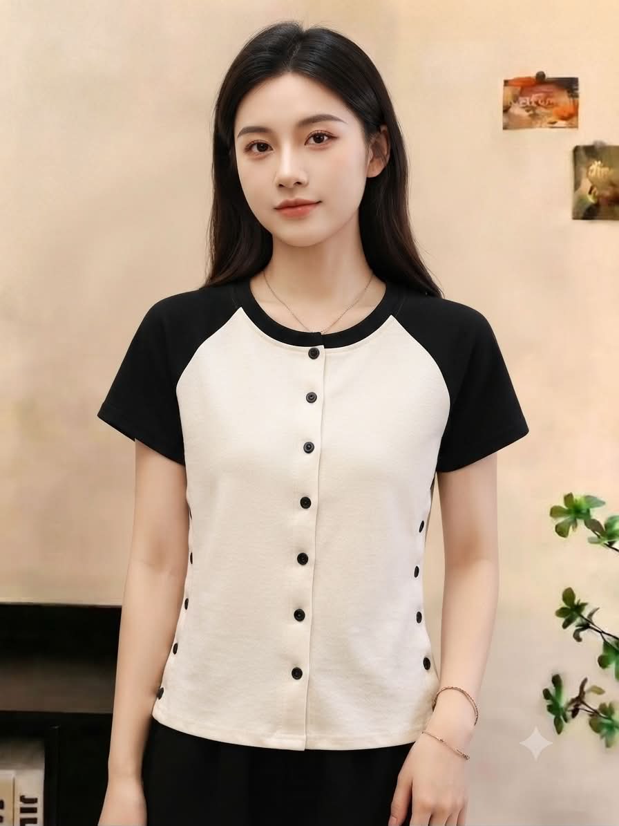 MS SB1005334: Áo thun phối màu raglan