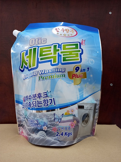 Bột giặt hàn quốc 2.4kg - Combo 2 bịch 4.8kg tặng thùng nhựa 25L - Free ship